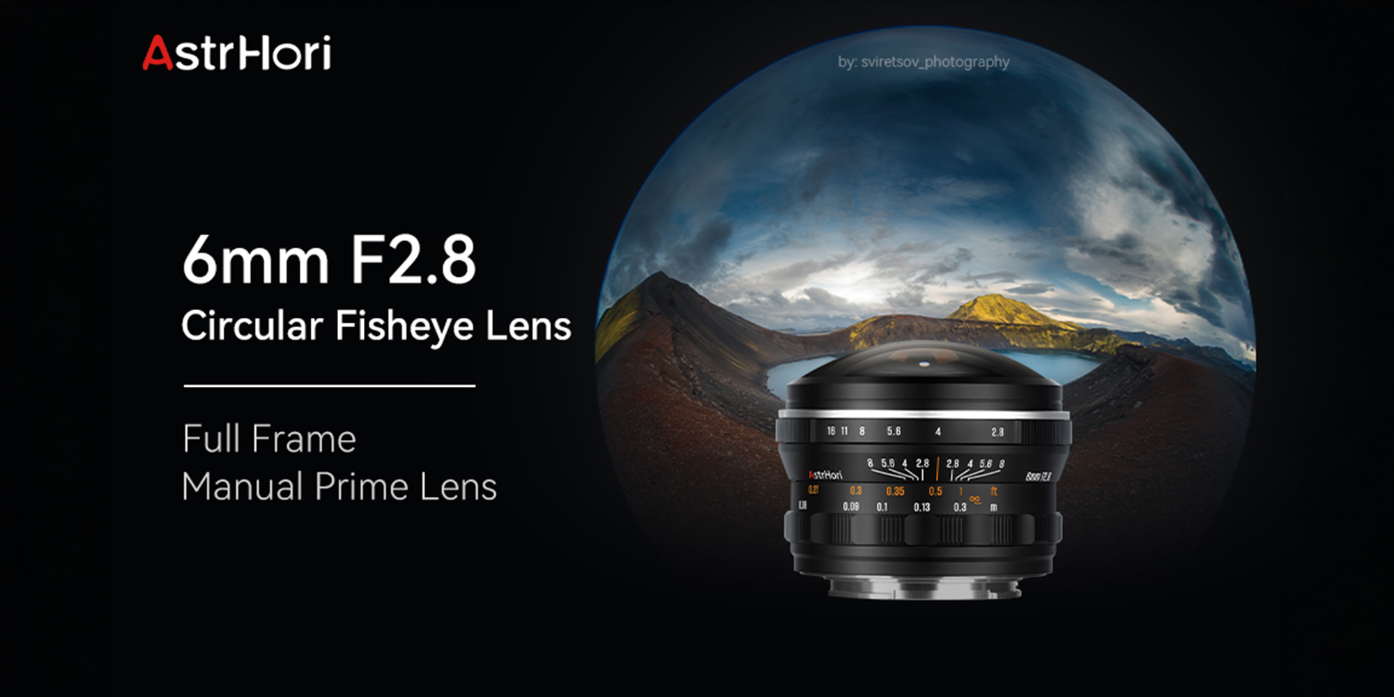 Obiektyw AstrHori MF 6 mm f/2,8 Full-frame Circular Fisheye do Nikon Z