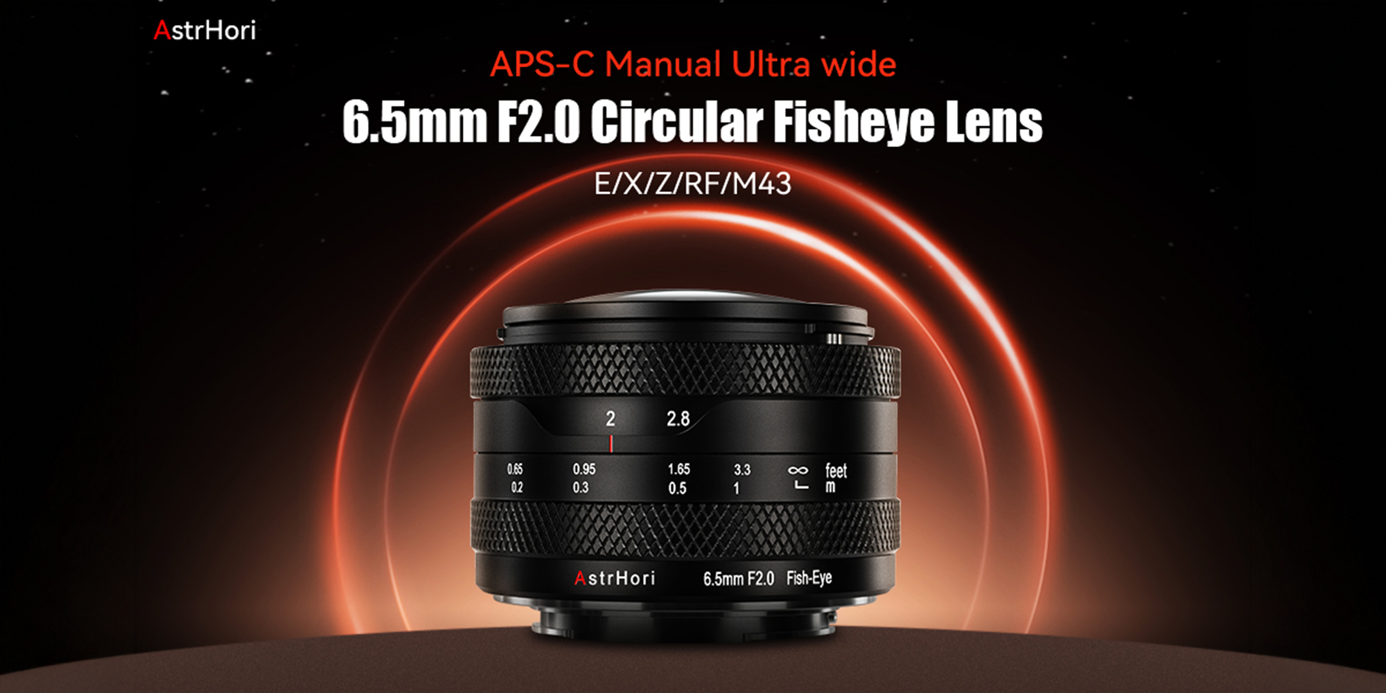Obiektyw AstrHori MF 6,5 mm f/2 APS-C Circular Fisheye do Fujifilm X