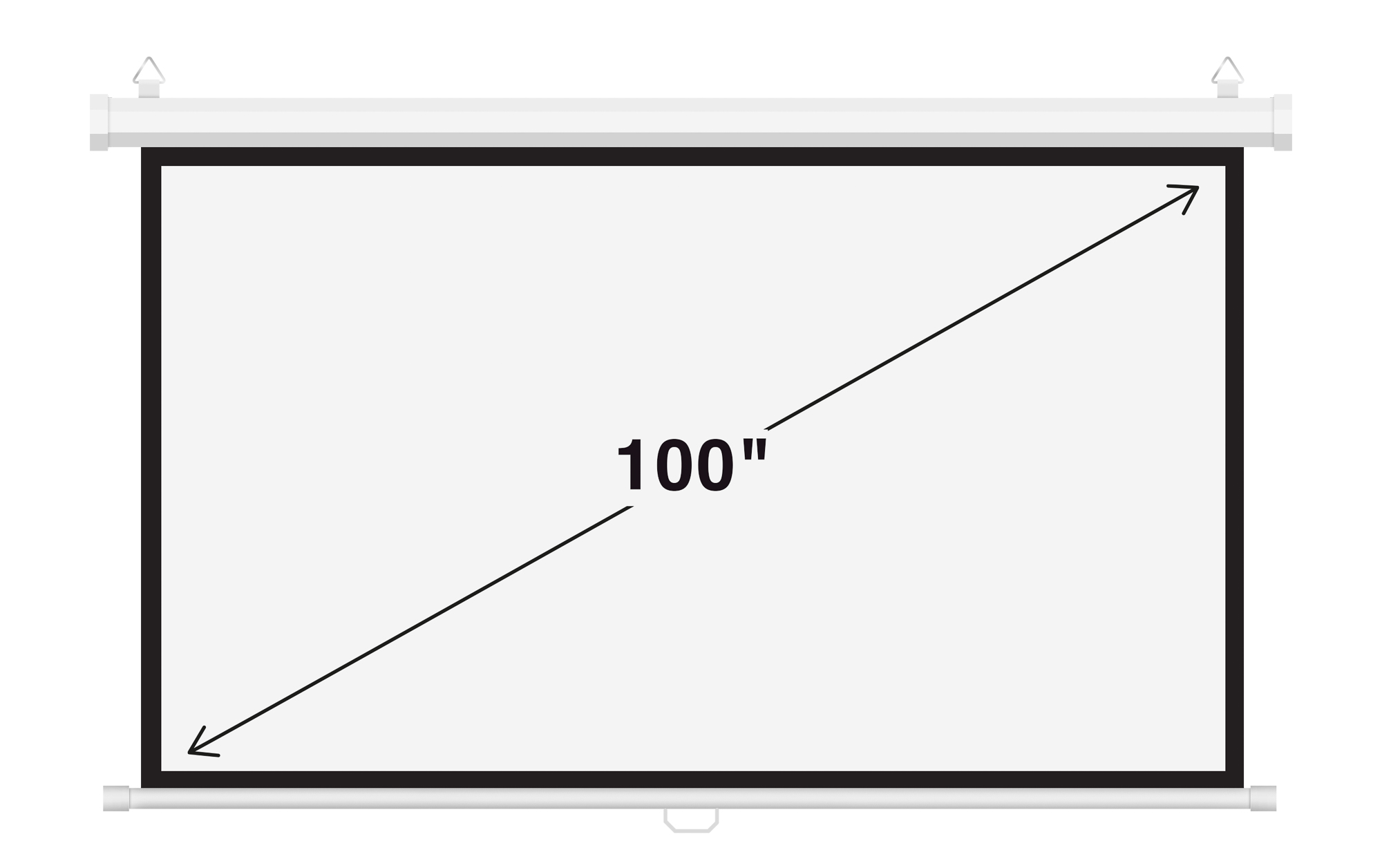 Ekran projekcyjny ścienny Camrock Matte W 100