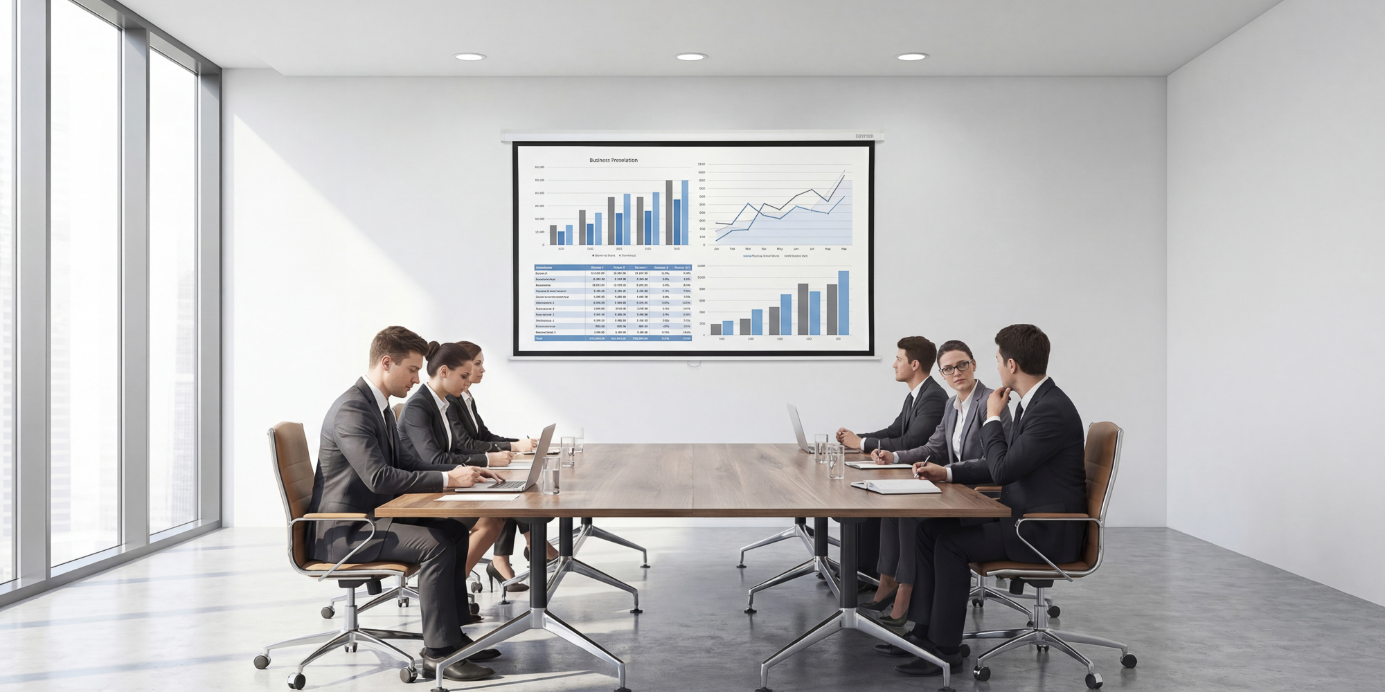 Ekran projekcyjny ścienny Camrock Matte W 60