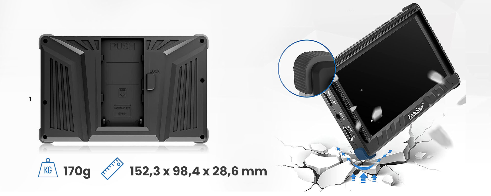 Monitor podglądowy Desview P5II