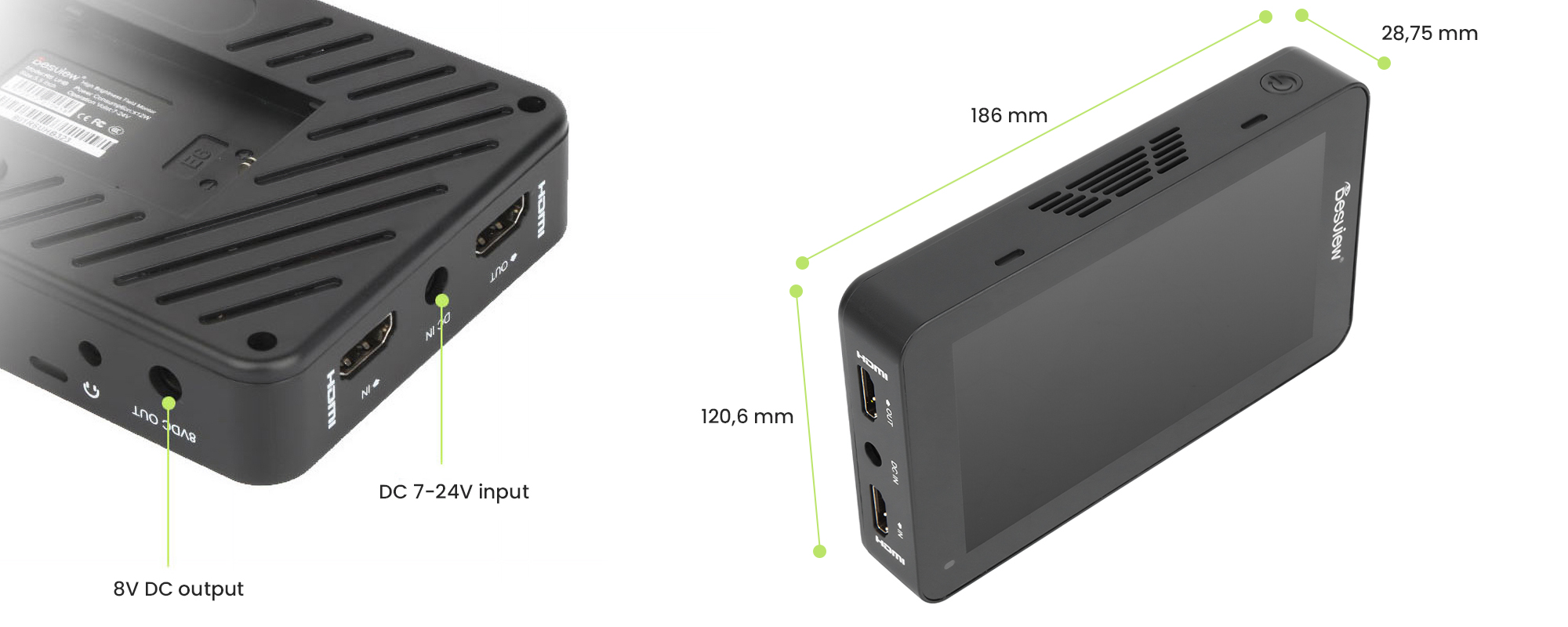 Monitor podglądowy Desview R6UHB