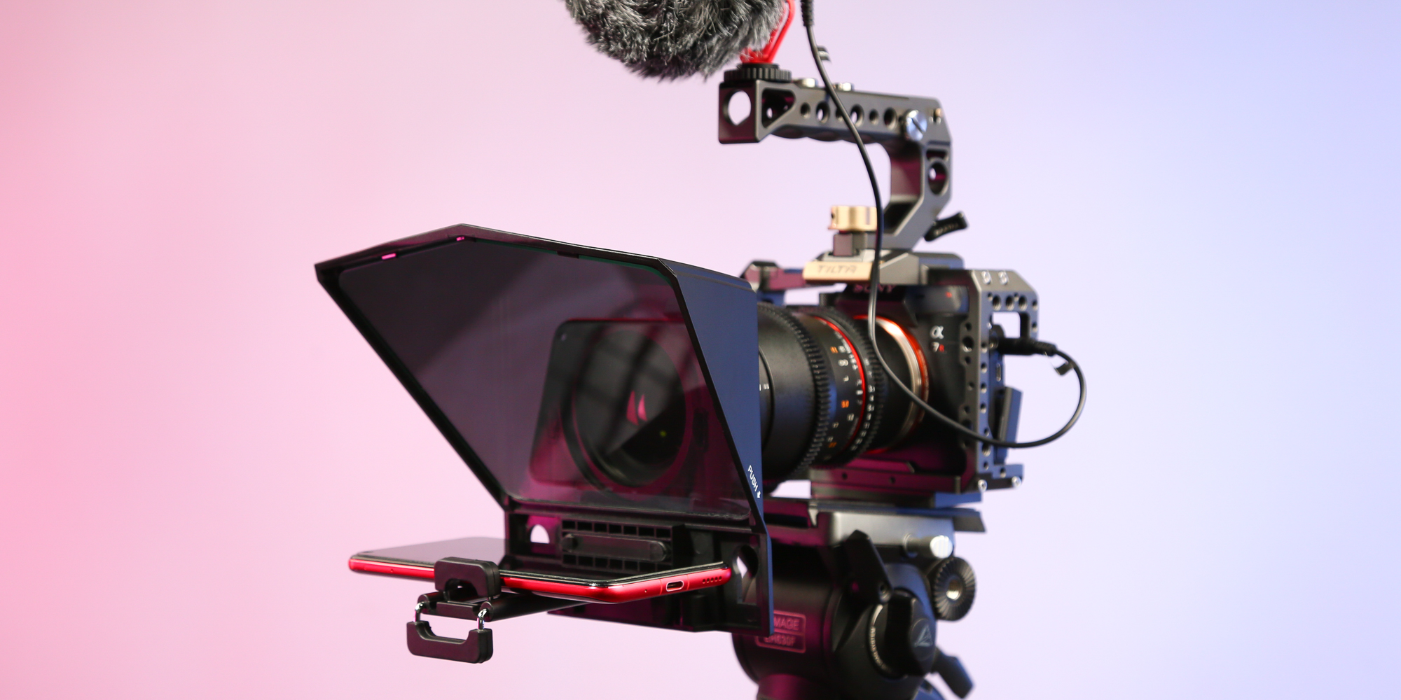 Teleprompter Desview T2 - Forget about repeating shots!