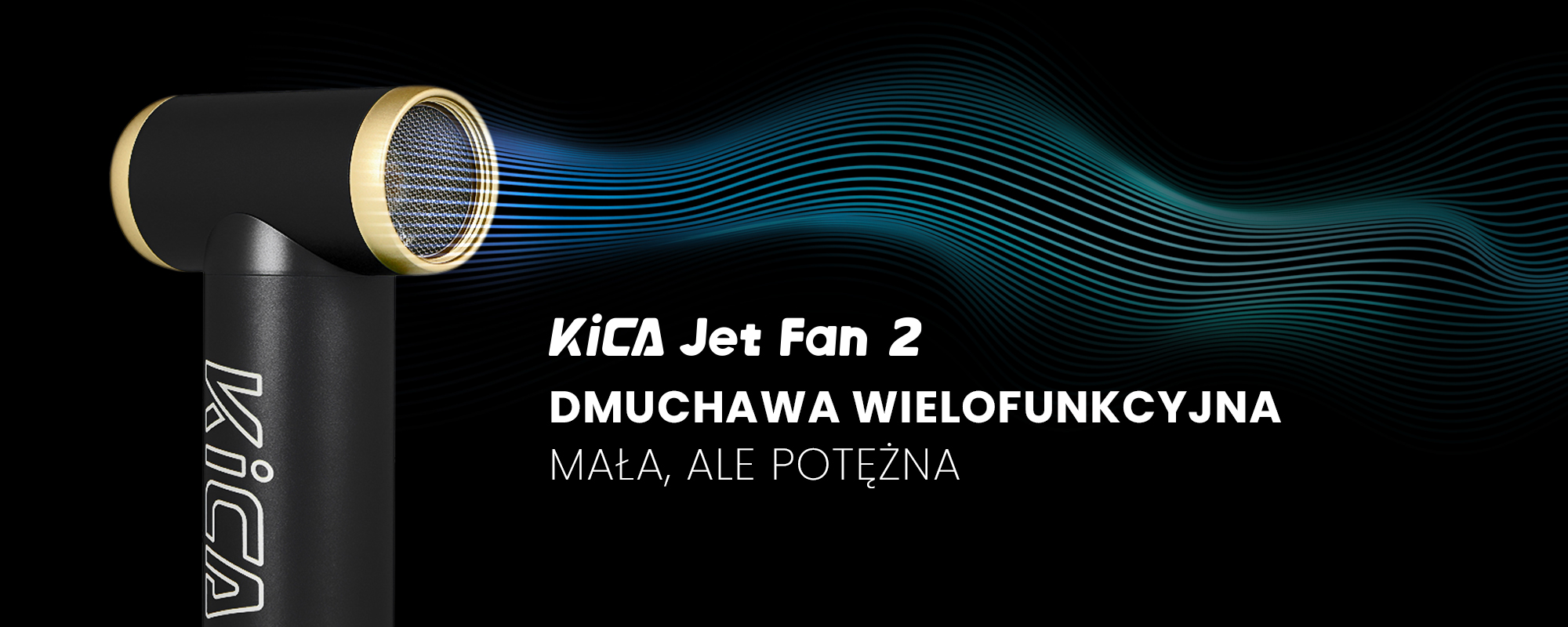 Dmuchawa wielofunkcyjna KiCA Jetfan 2 Kit - czarna