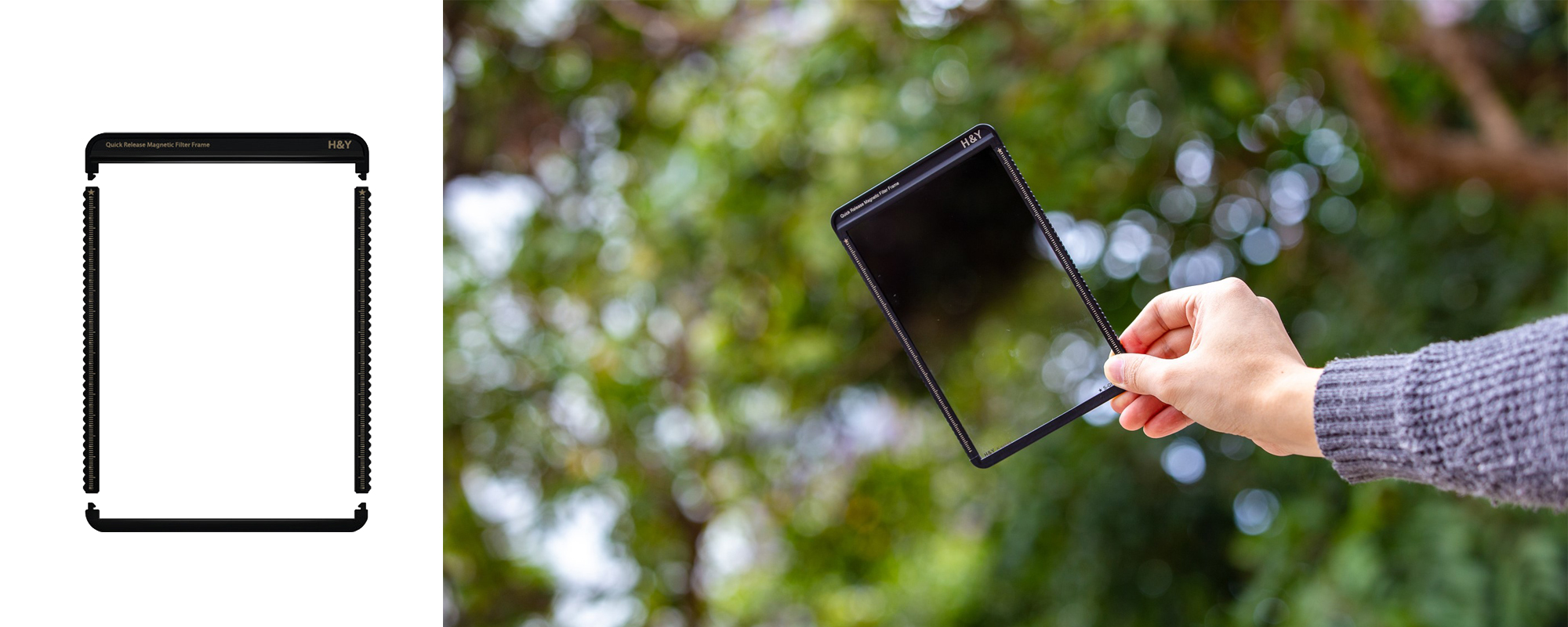 Magnetyczna ramka na filtry H&Y K-series - 100x150 mm