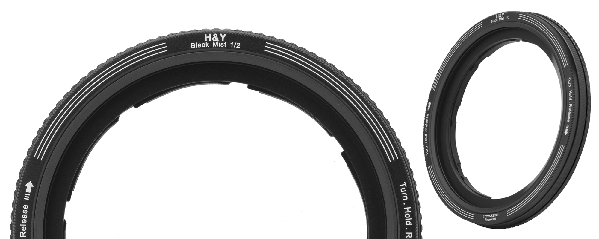 Adapter filtrowy regulowany H&Y Revoring 67-82 mm z filtrem Black Mist 1_2_