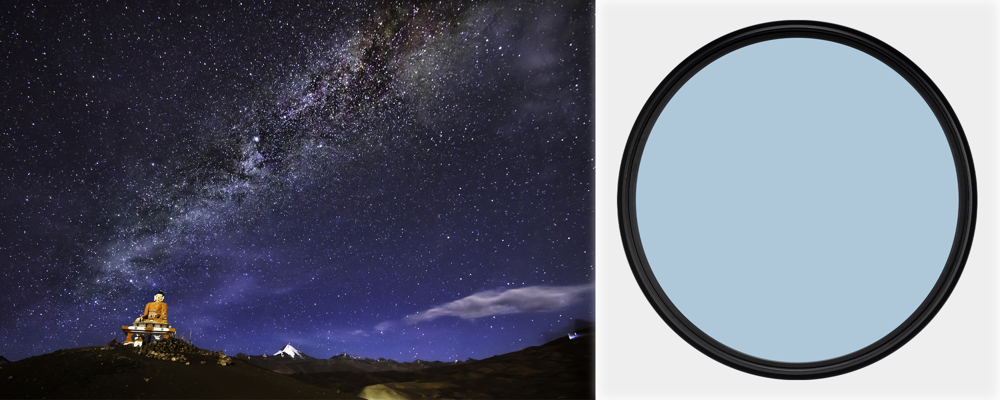 Filtr kołowy H&Y HD MRC do fotografii nocnej - 67 mm