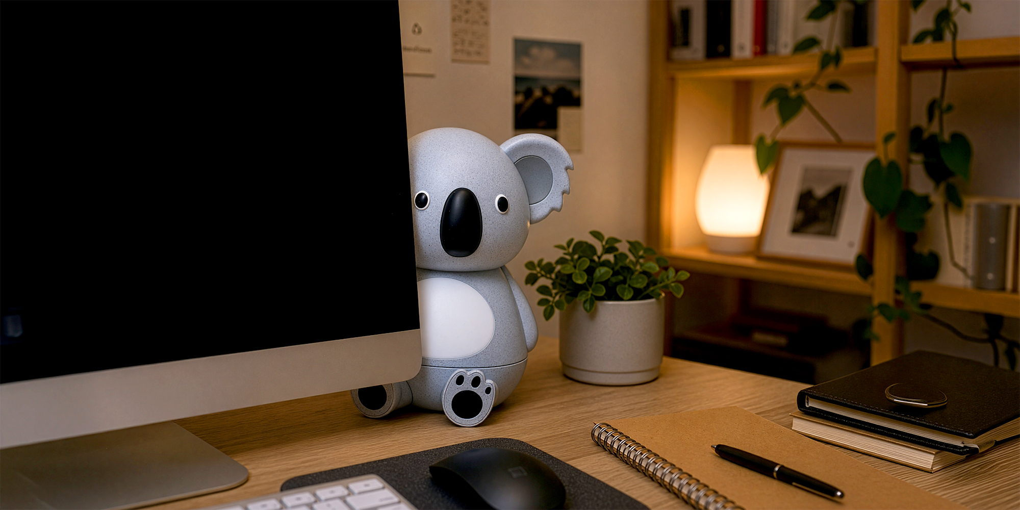 Dyfuzor zapachowy dla dzieci Humanas Dream Koala - szary
