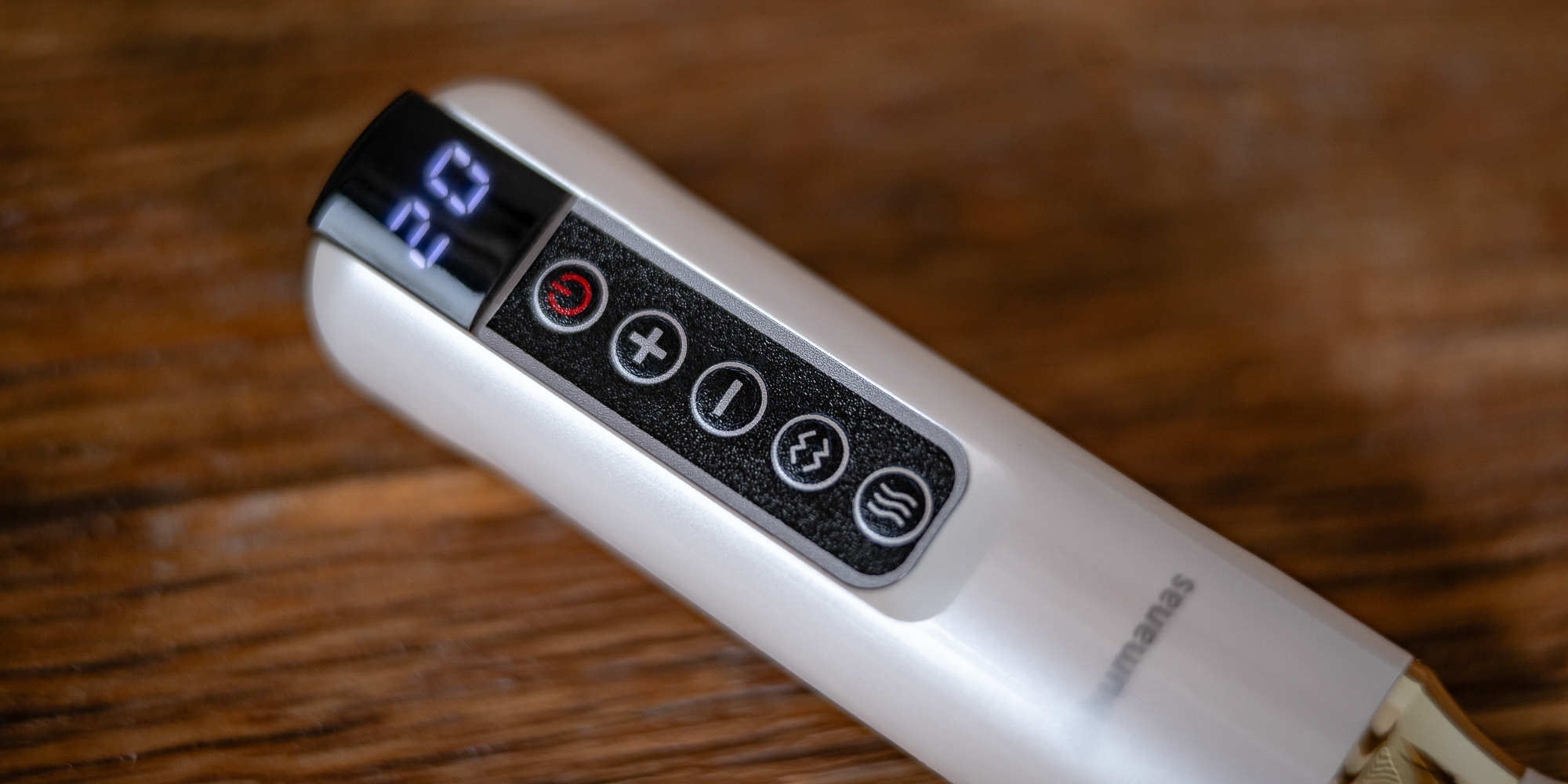 Masażer antycellulitowy z funkcją bańki chińskiej Humanas DermaSmooth - szary