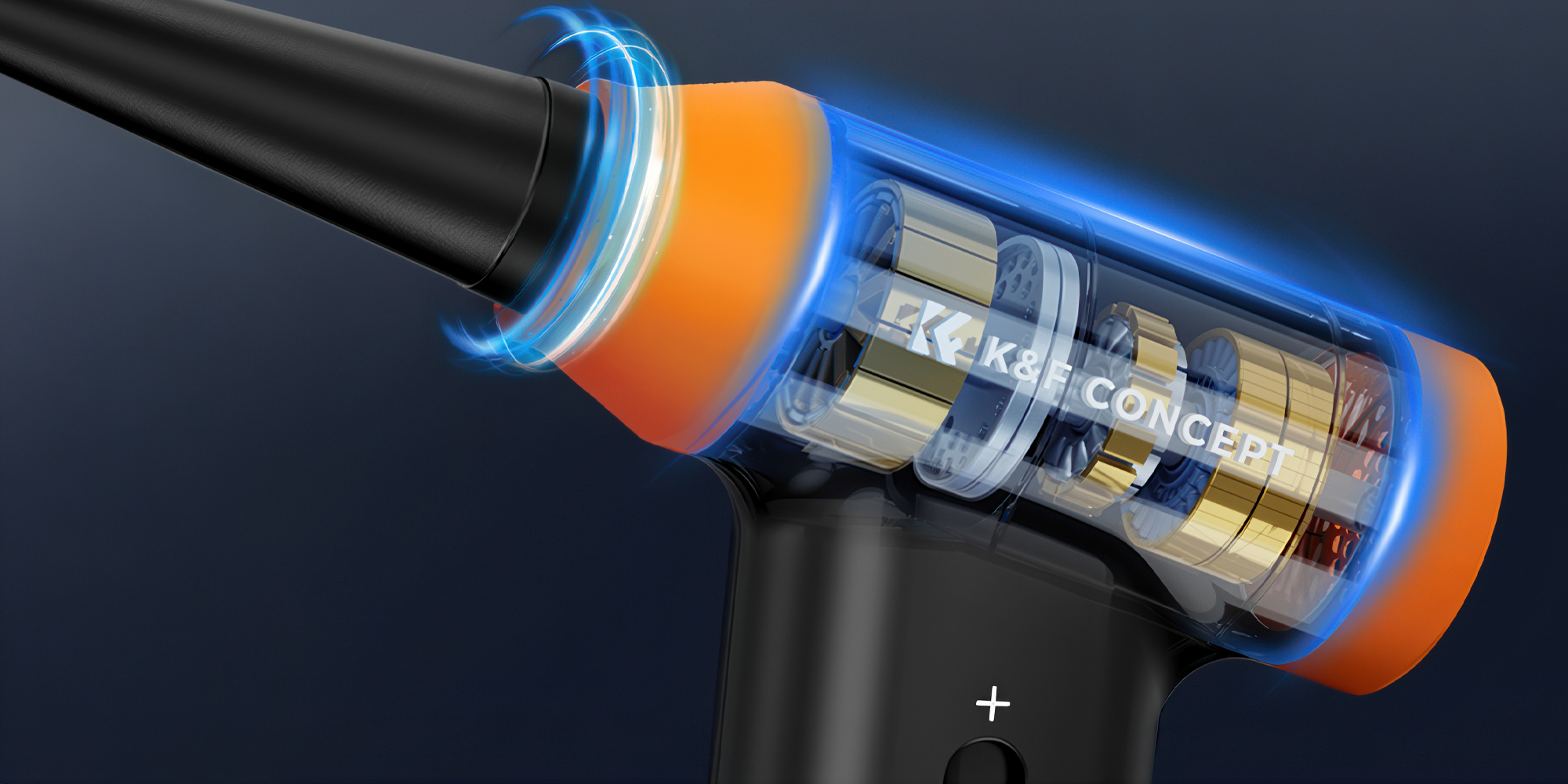 Dmuchawa wielofunkcyjna K&F Concept 14w1 - Pojemny akumulator i szybkie ładowanie