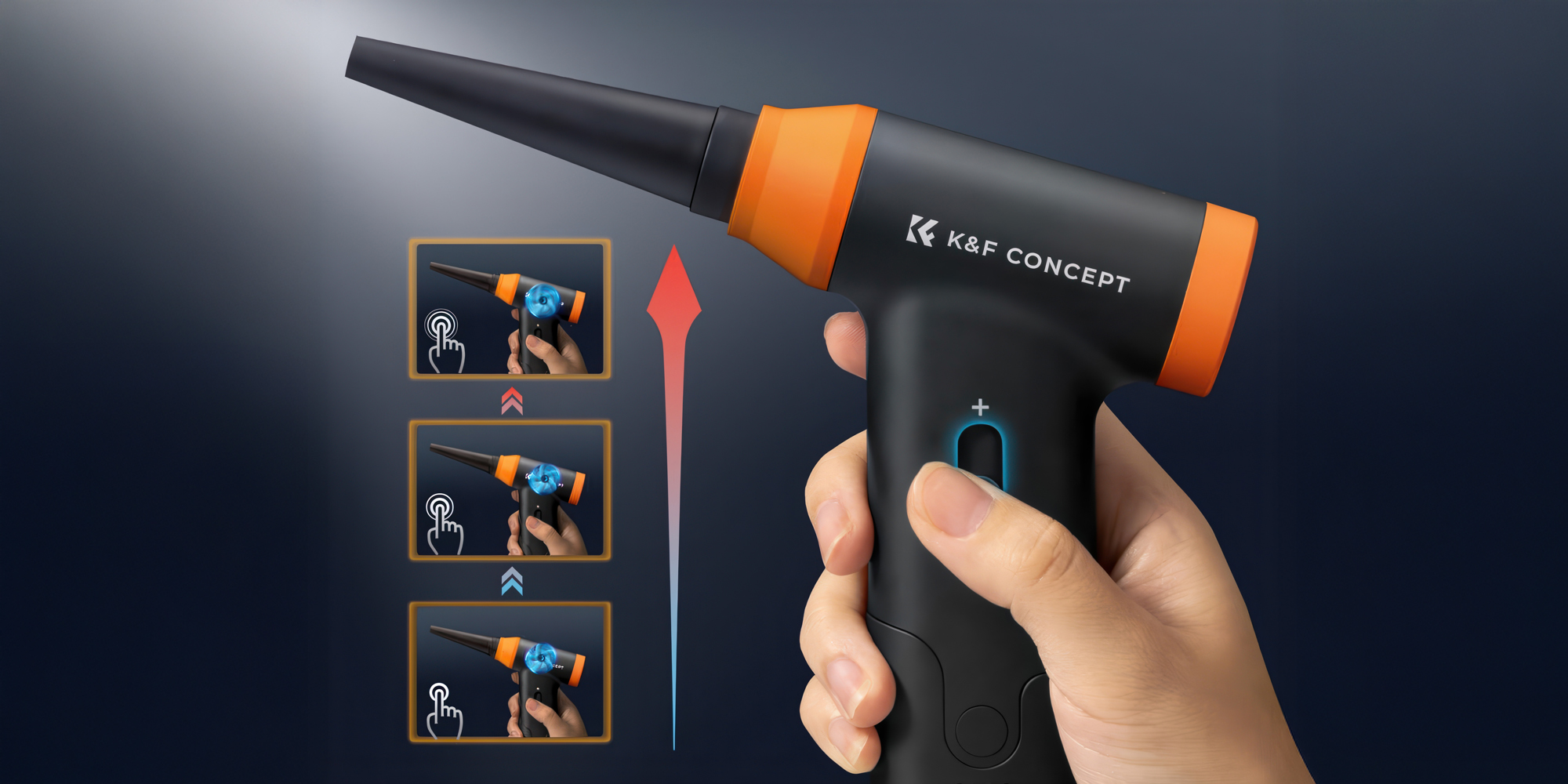 Dmuchawa wielofunkcyjna K&F Concept 14w1 - Płynna regulacja mocy