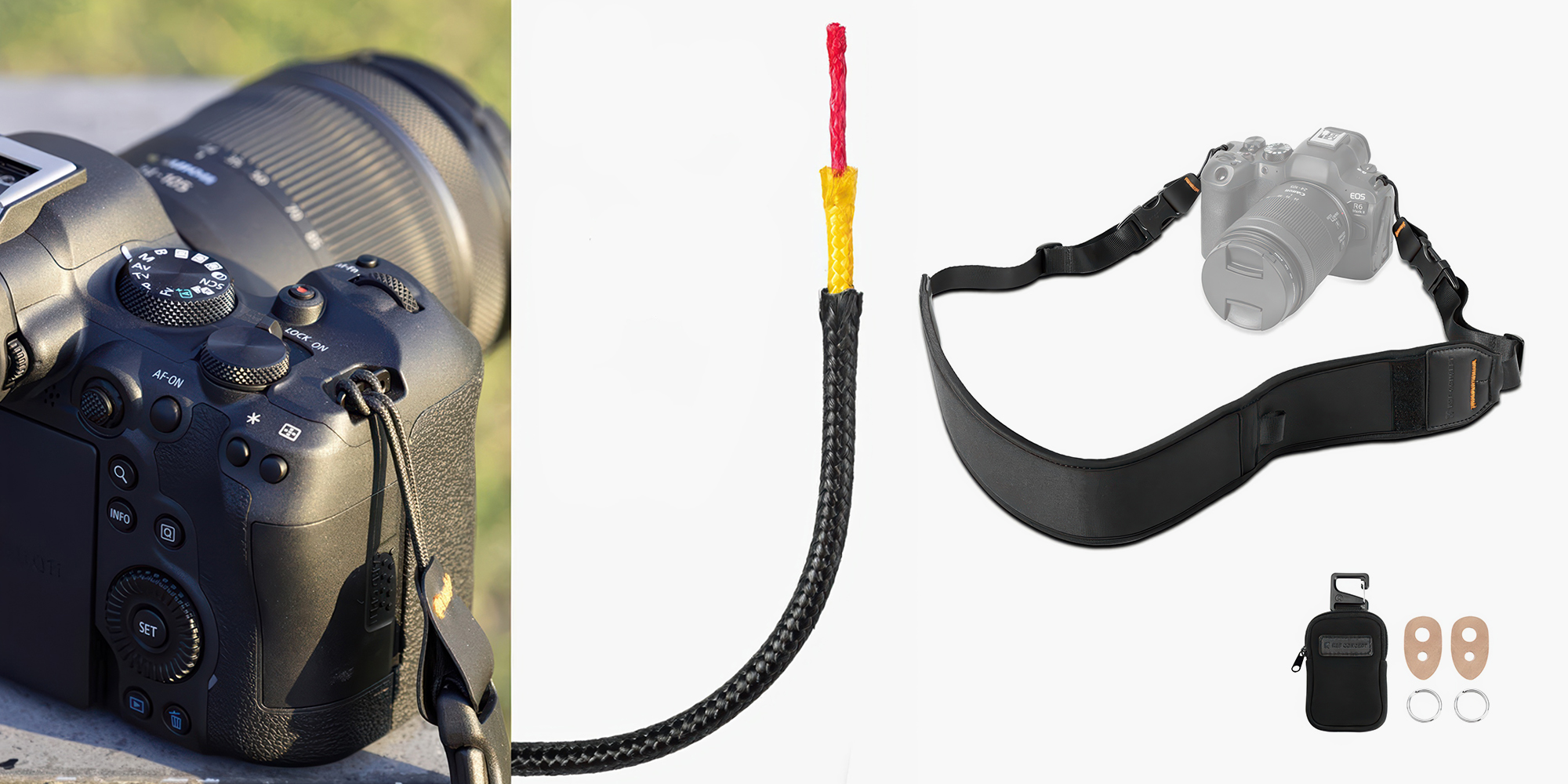 Pasek do aparatu K&F Concept Urban Wander 01 - czarny - Precyzyjna kontrola stanu zużycia