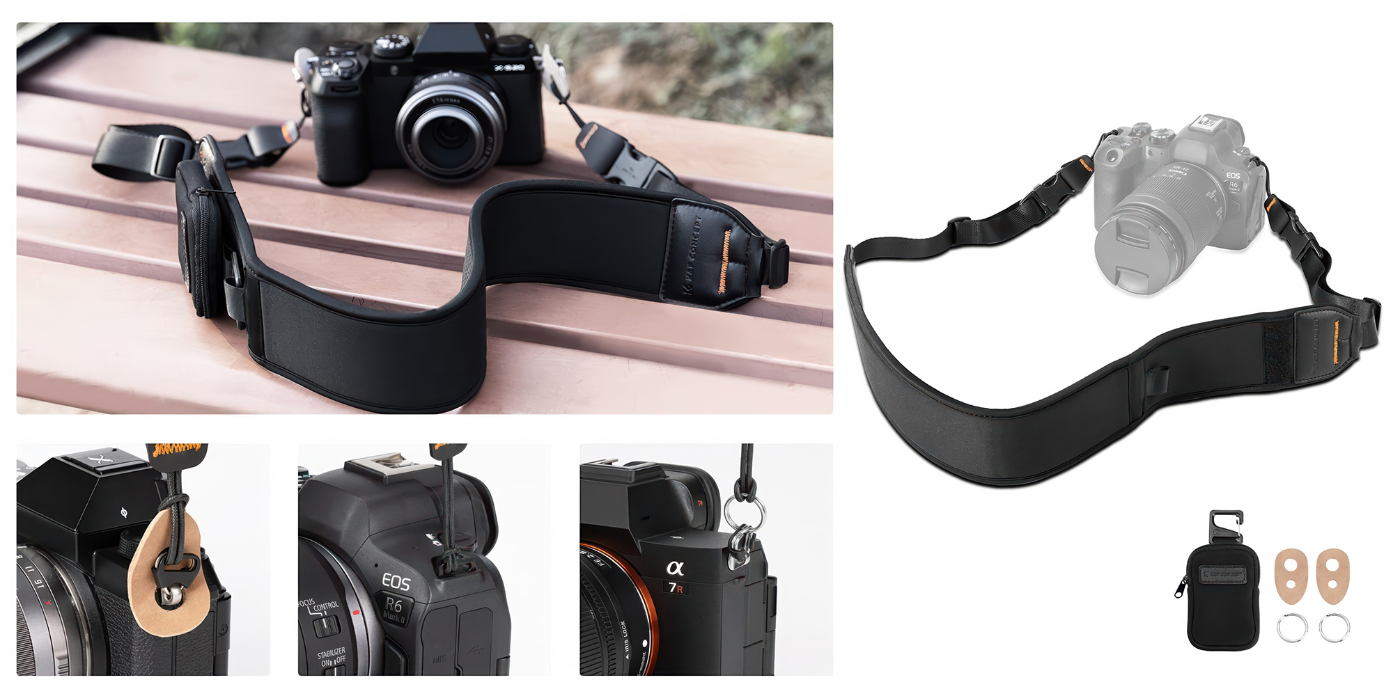 Pasek do aparatu K&F Concept Urban Wander 01 - czarny - Wytrzymałość, której możesz zaufać