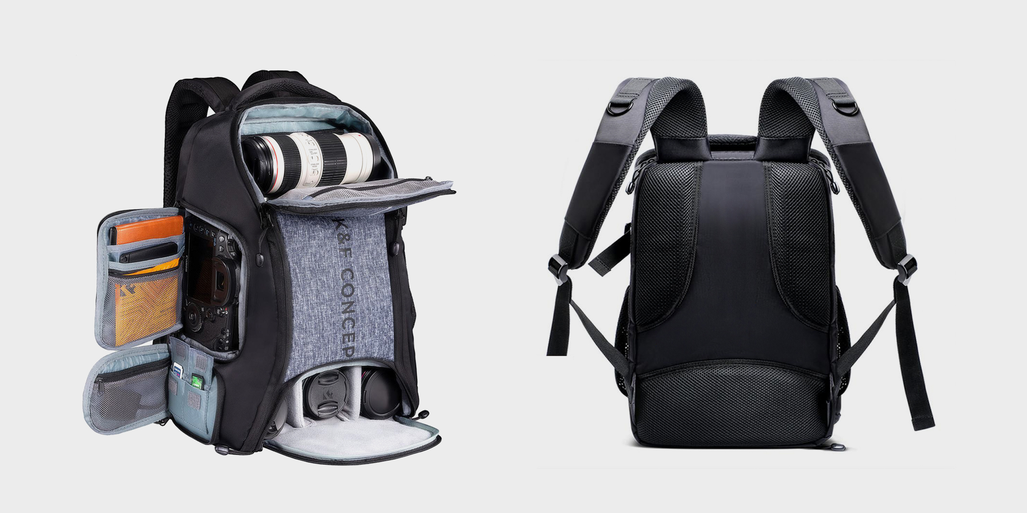 Plecak fotograficzny K&F Concept Camera Backpack 25 l - Komfort noszenia przez cały dzień