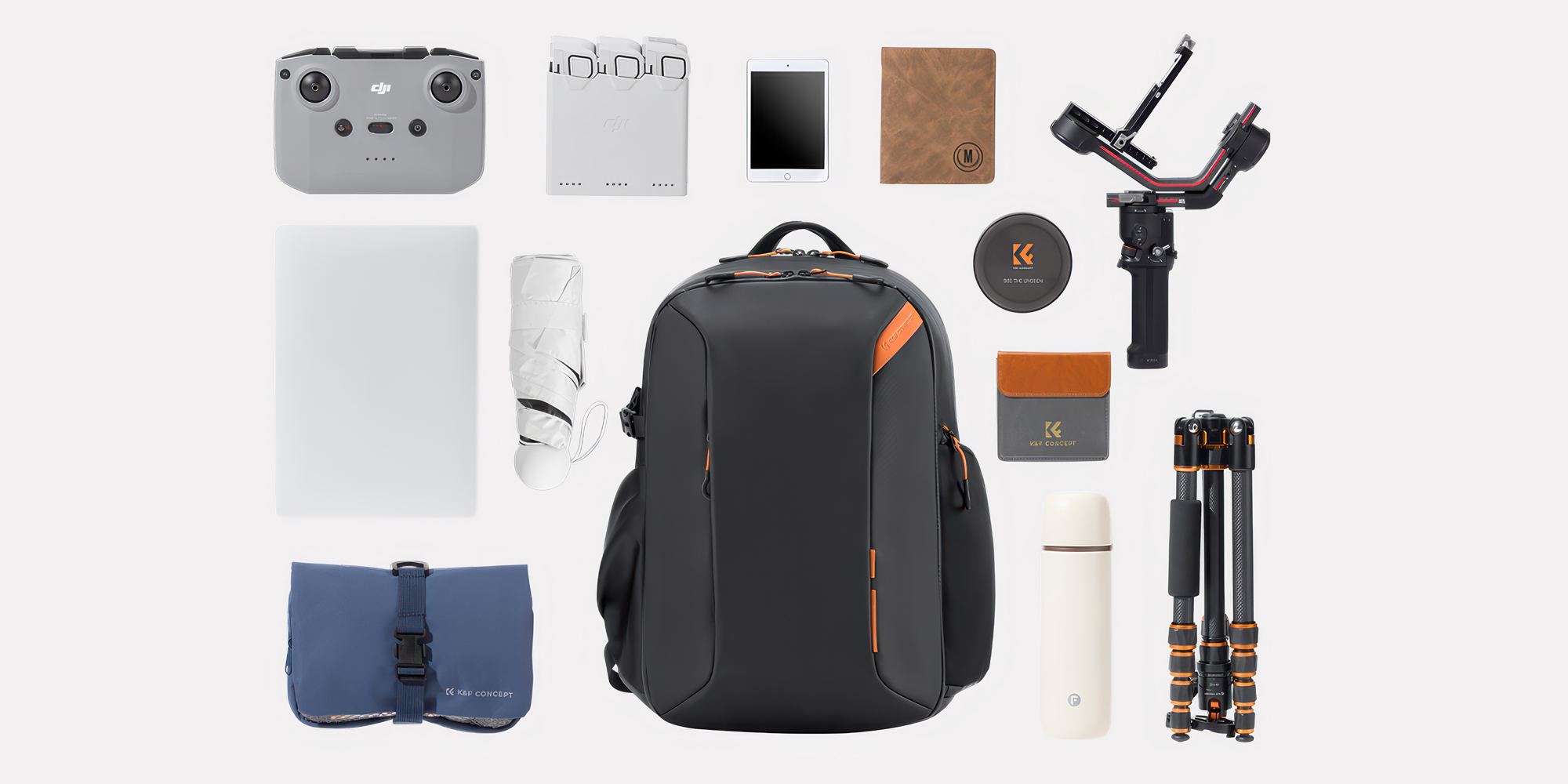 Plecak fotograficzny K&F Concept Nature Wander 09 25 l - czarny - Wygodna personalizacja wnętrza