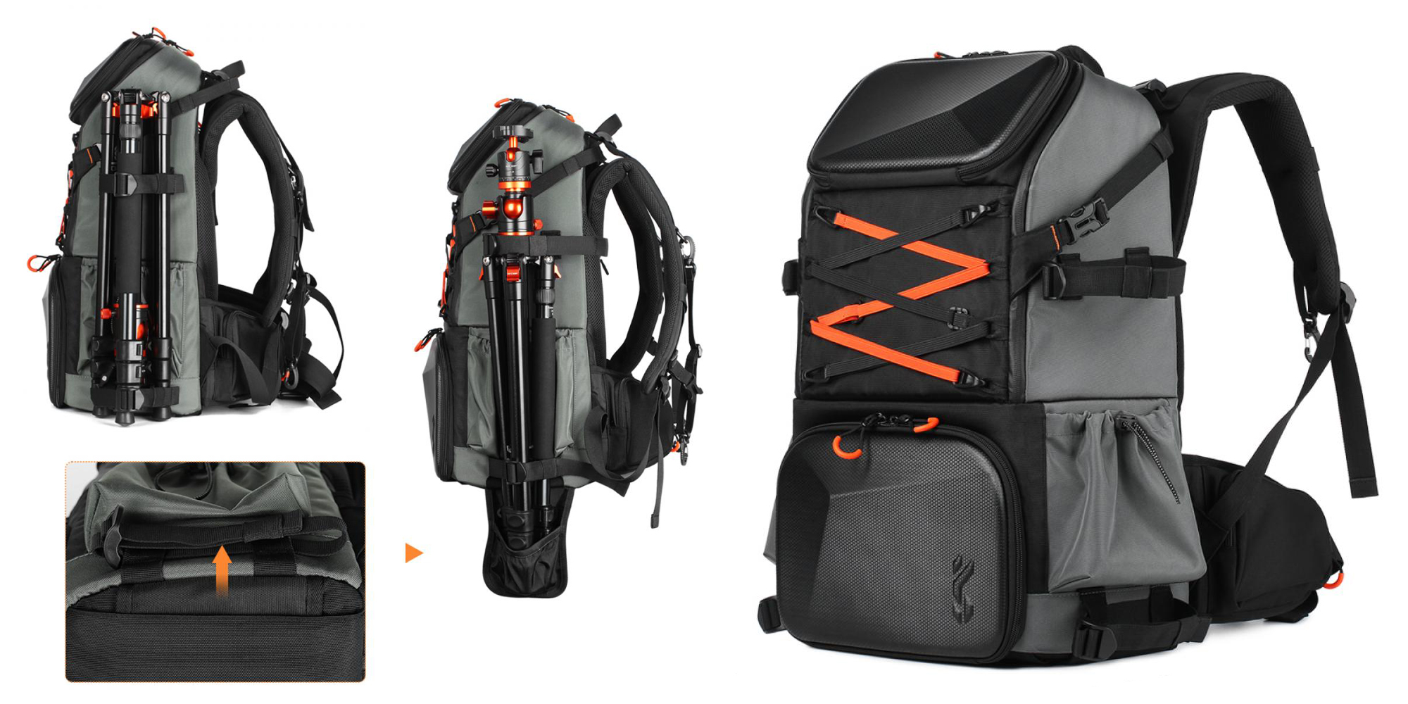 Plecak fotograficzny K&F Concept Star Wander 03 32 l - czarny