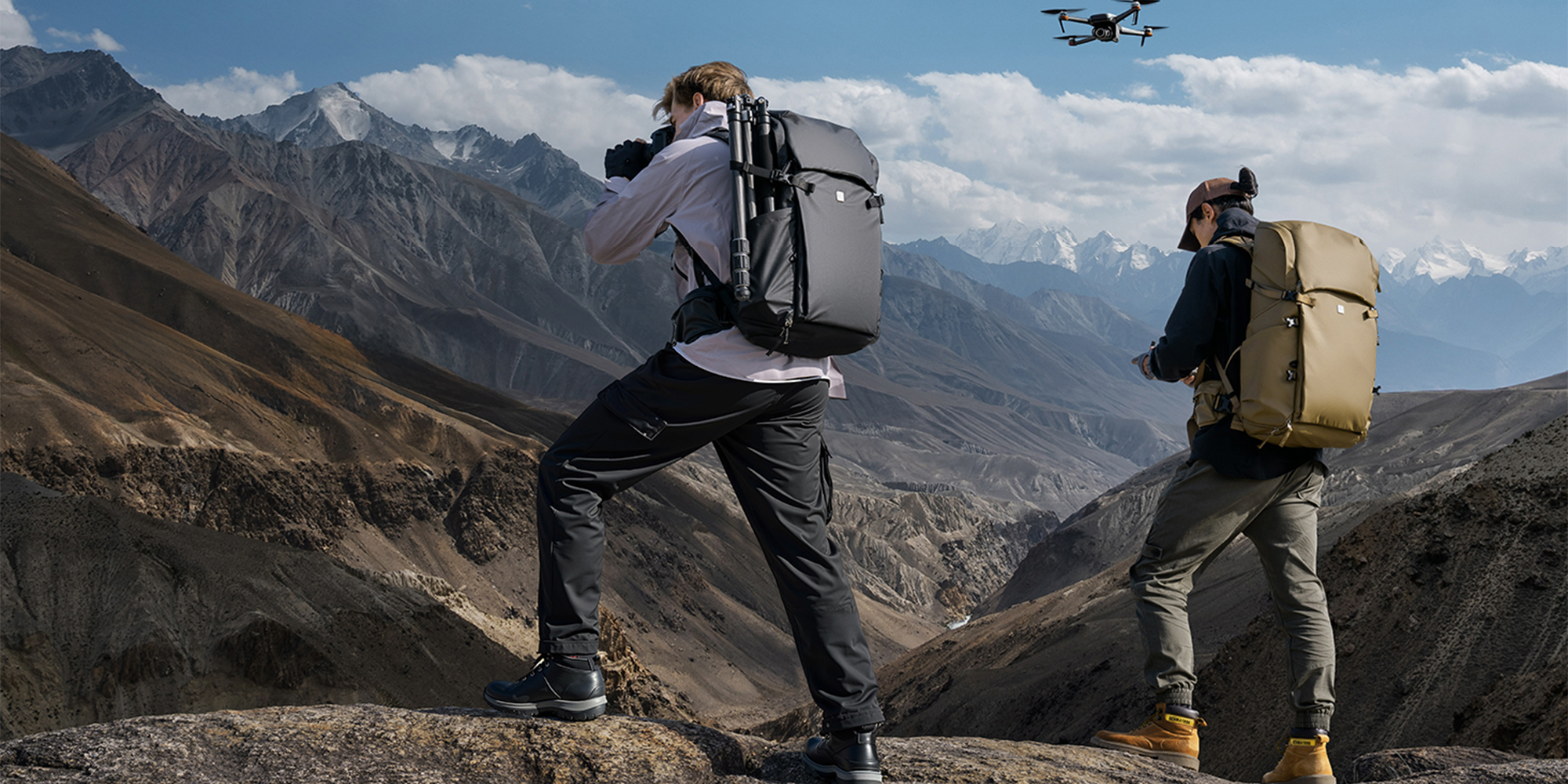 Plecak fotograficzny K&F Concept Star Wander 05 40 l - czarny - Komfort w ekstremalnych warunkach