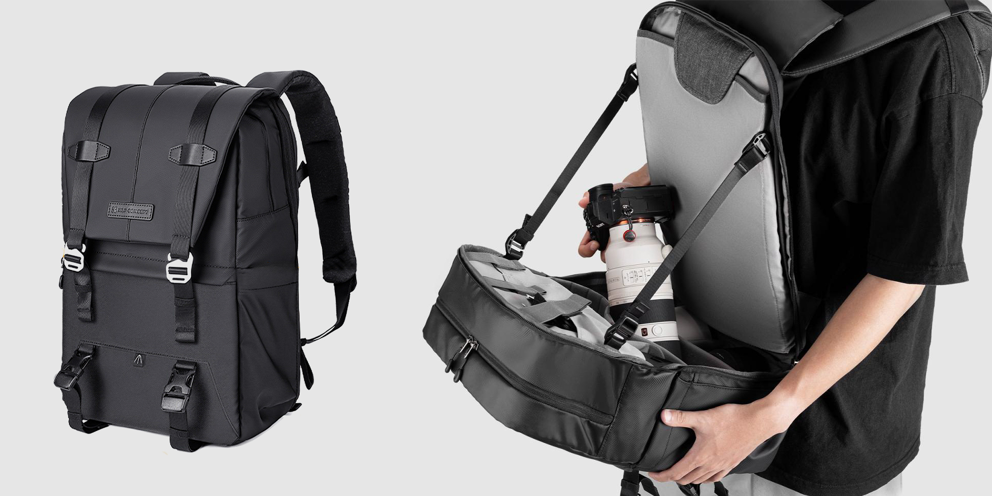 Plecak fotograficzny K&F Concept Urban Wander 20 l - czarny