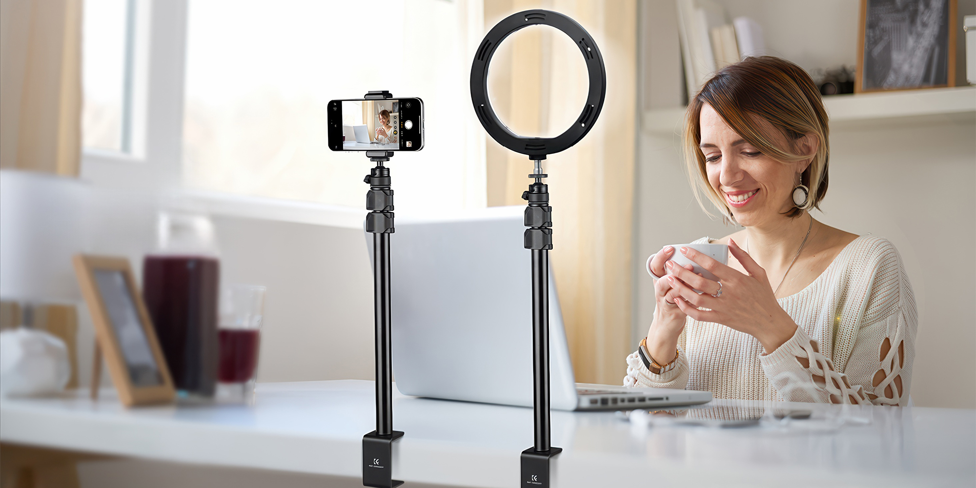 Statyw biurkowy K&F Concept C-Clamp Desktop Stand