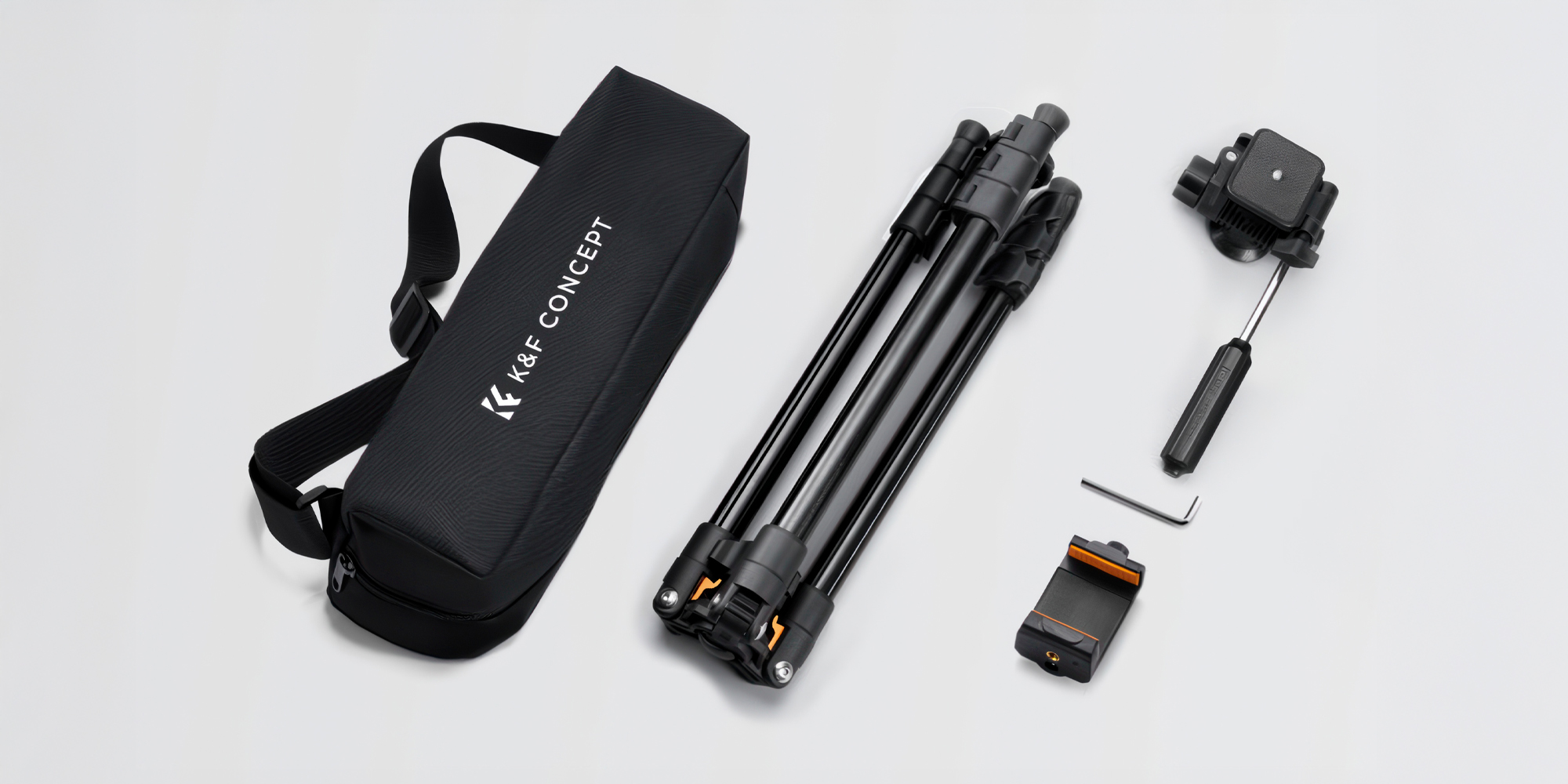 Statyw video K&F Concept K-Series K234A0 - Uchwyt na smartfon