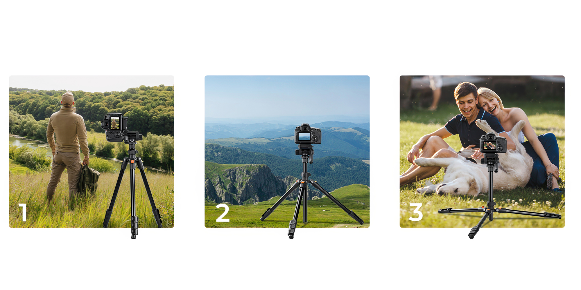 Statyw video K&F Concept K-Series K234A0 - Szybkie rozkładanie