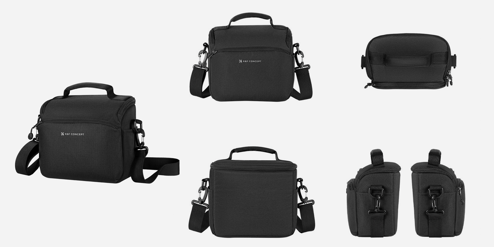 Torba fotograficzna K&F Concept Camera Sling Bag 5 l - czarna - Idealny rozmiar na każdą okazję