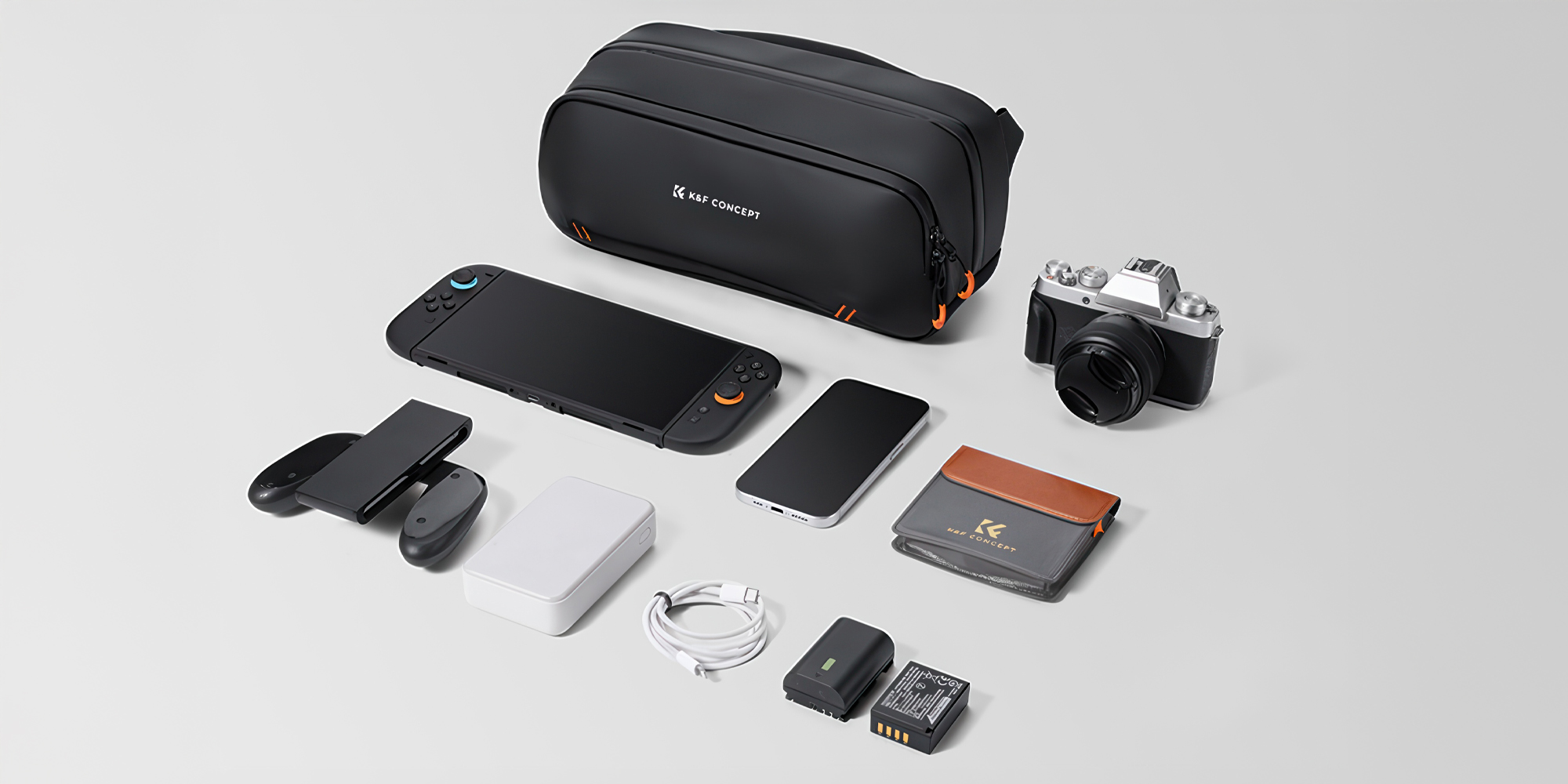 Torba na ramię K&F Concept Urban Wander 17 5 l - czarna - Jedna torba, wiele zastosowań