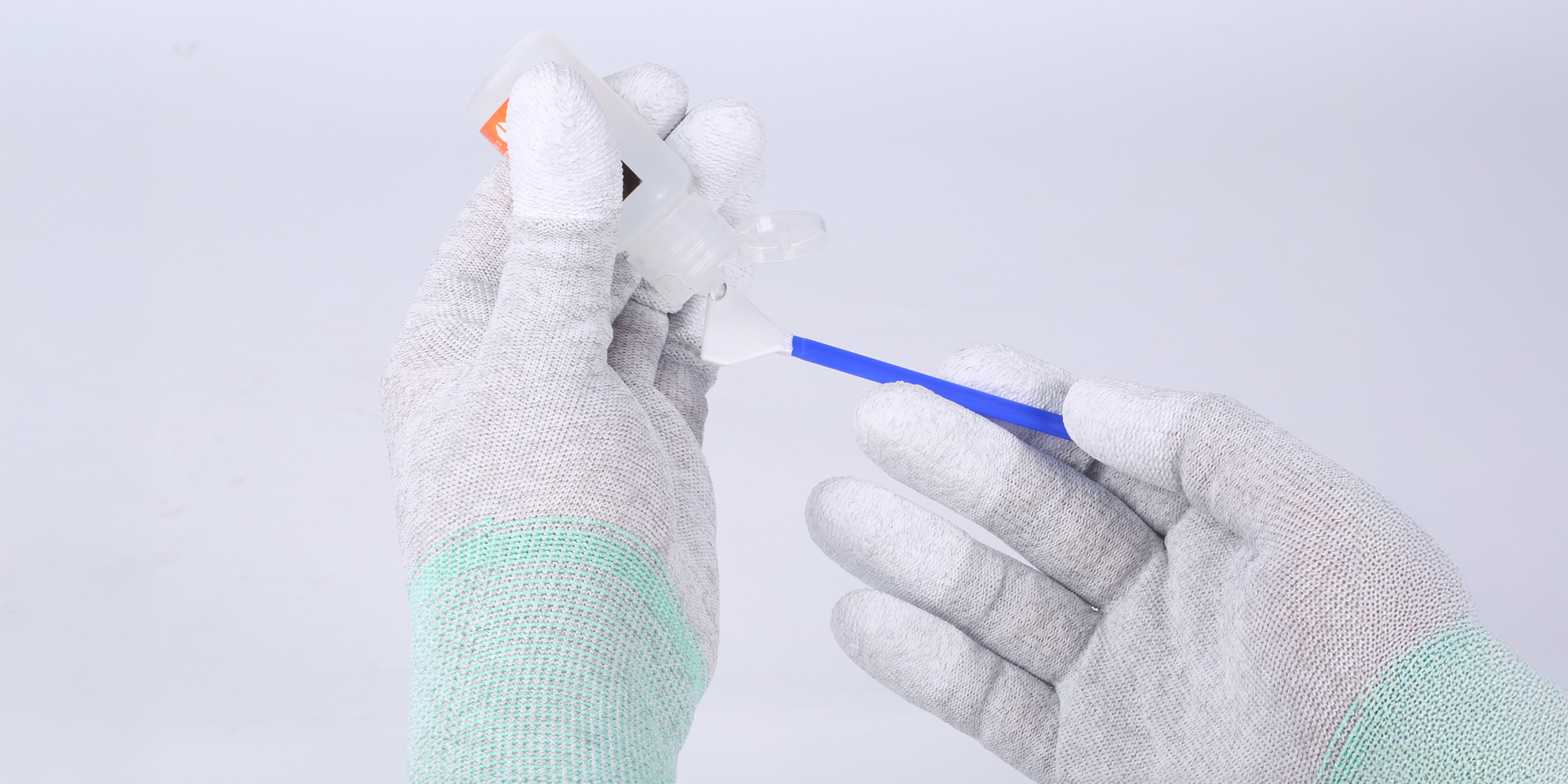 Zestaw czyszczący K&F Concept do matryc APS-C Sensor Cleaning Swab Kit - Profesjonalny płyn czyszczący