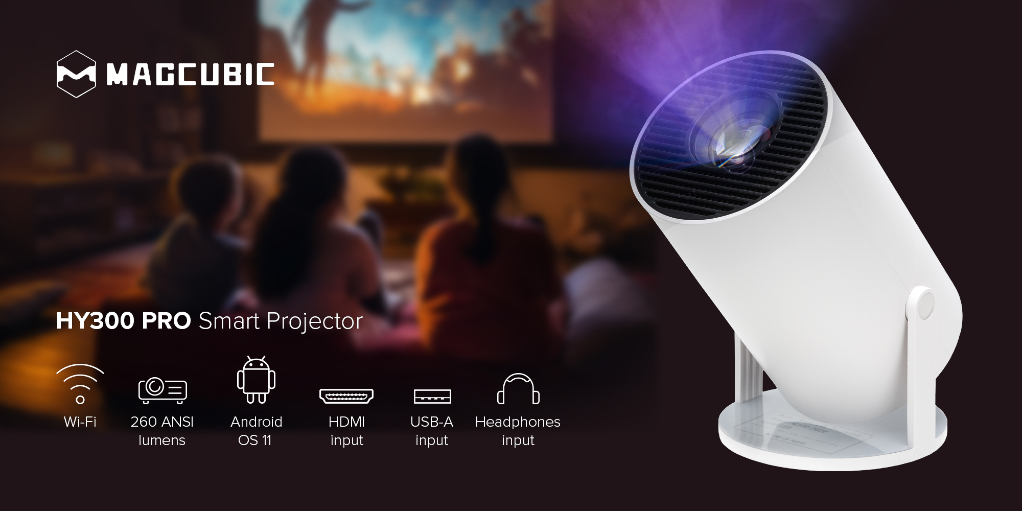 Projektor LED Magcubic HY300pro