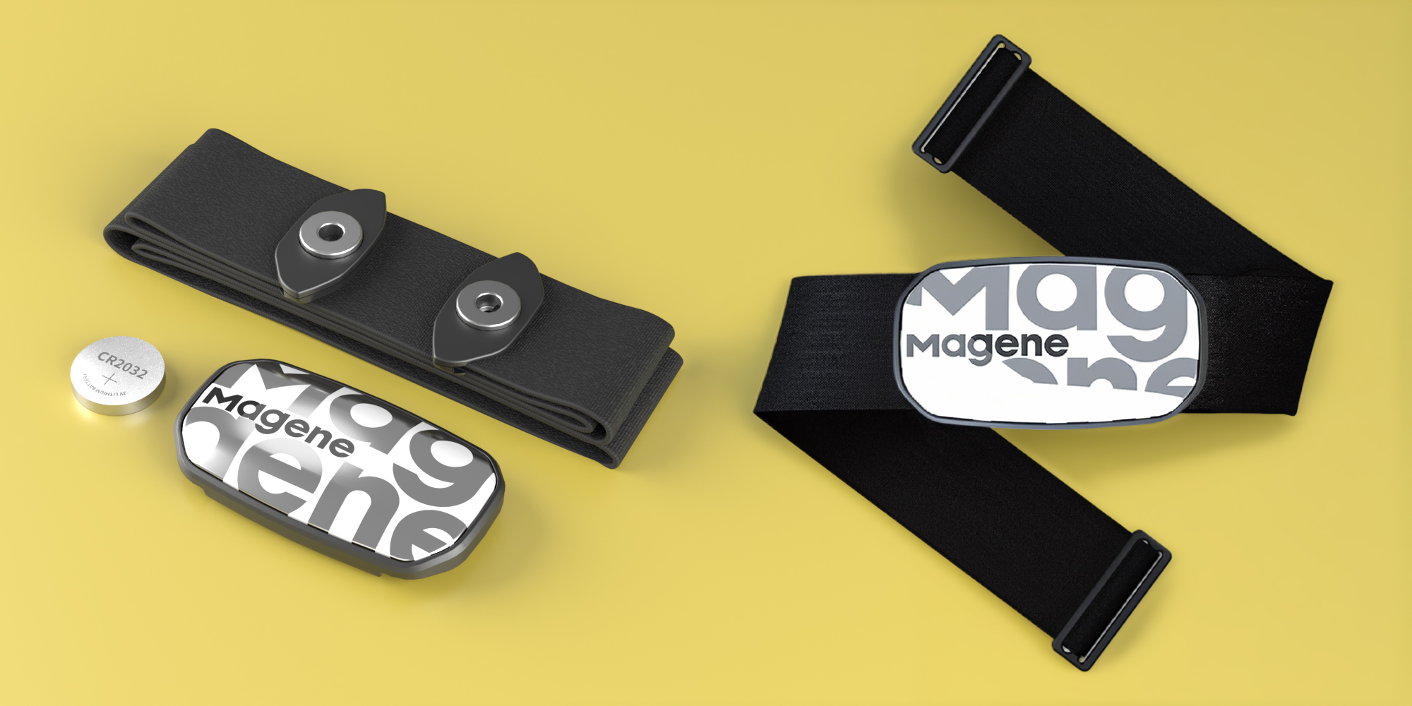 width=100% Czujnik tętna Magene H603 - biały