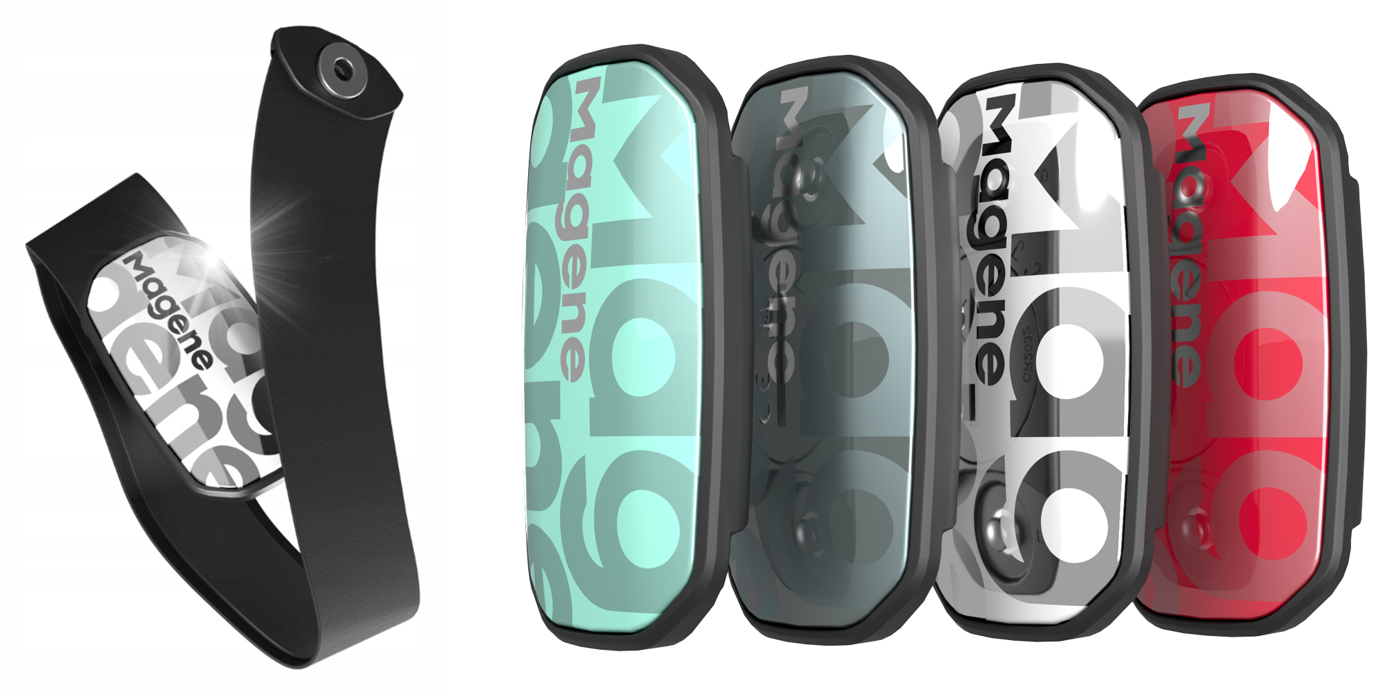 width=100% Czujnik tętna Magene H603 - biały