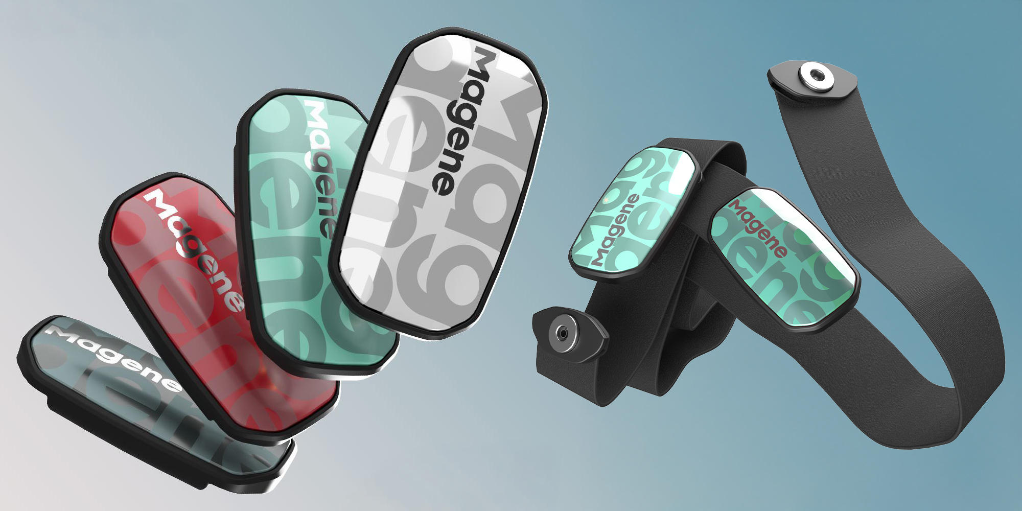 Czujnik tętna Magene H603 - niebieski