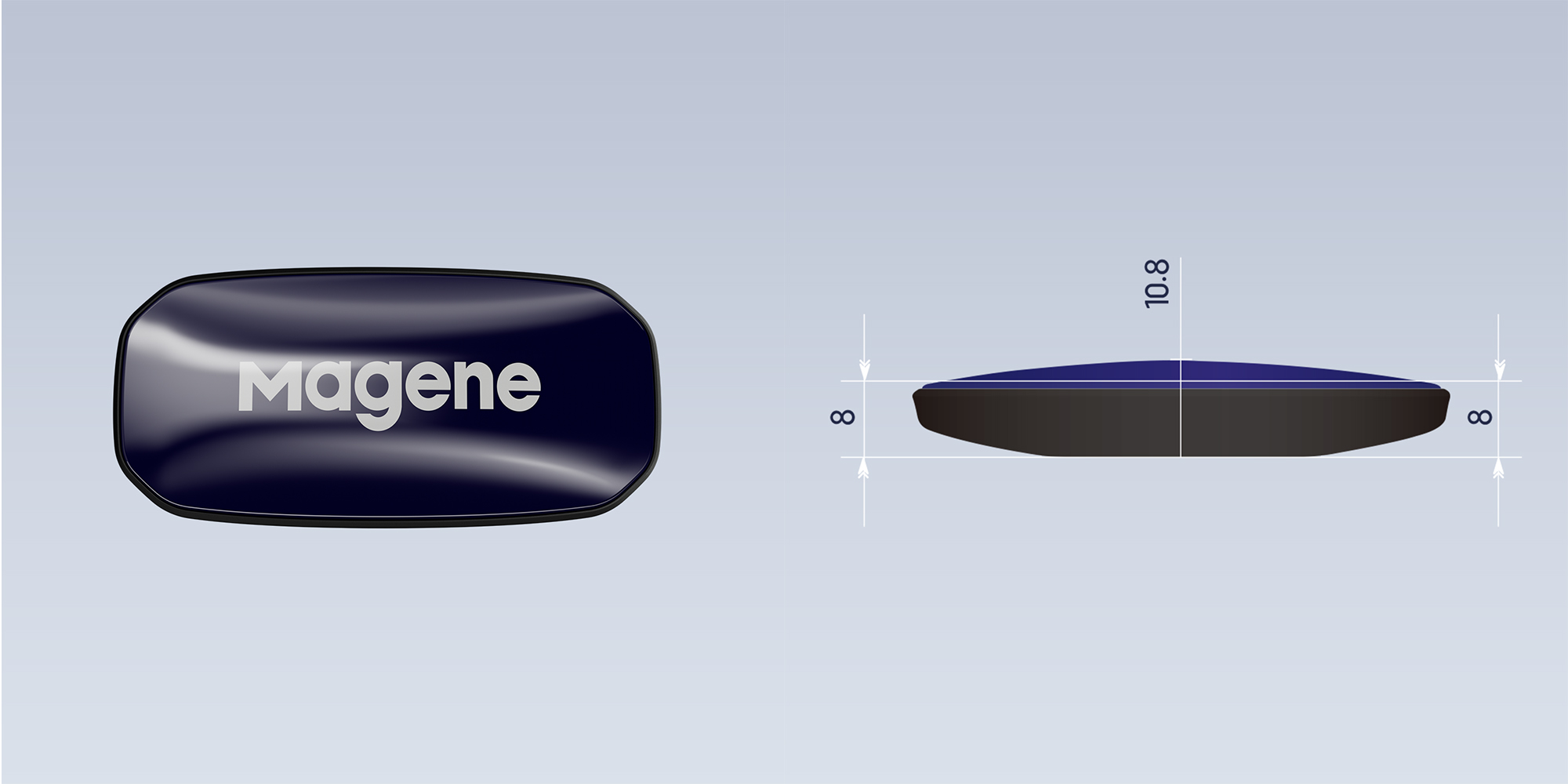 Czujnik tętna Magene H613 - rozmiar L