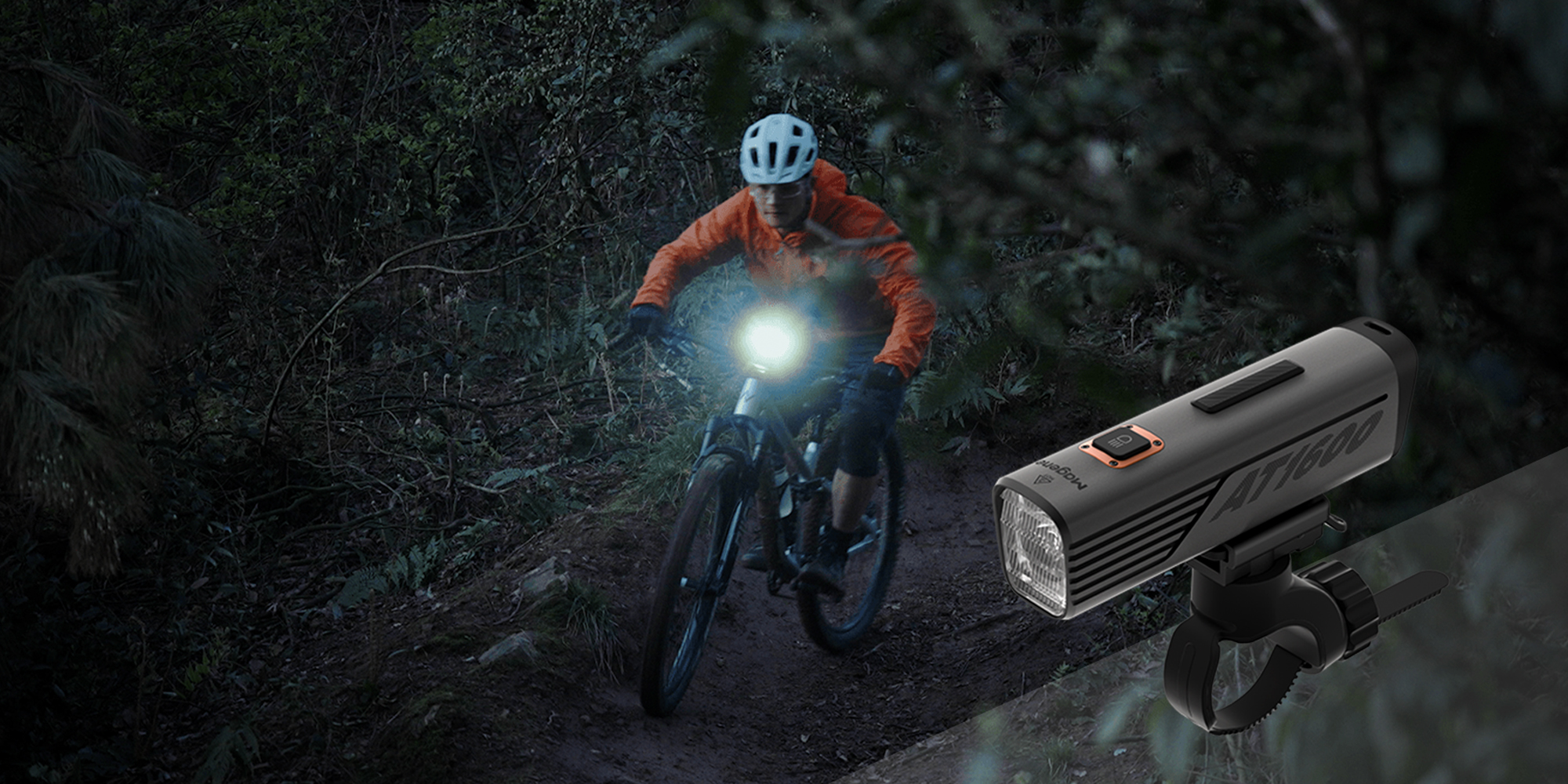 Lampka rowerowa Magene AT1600 przednia