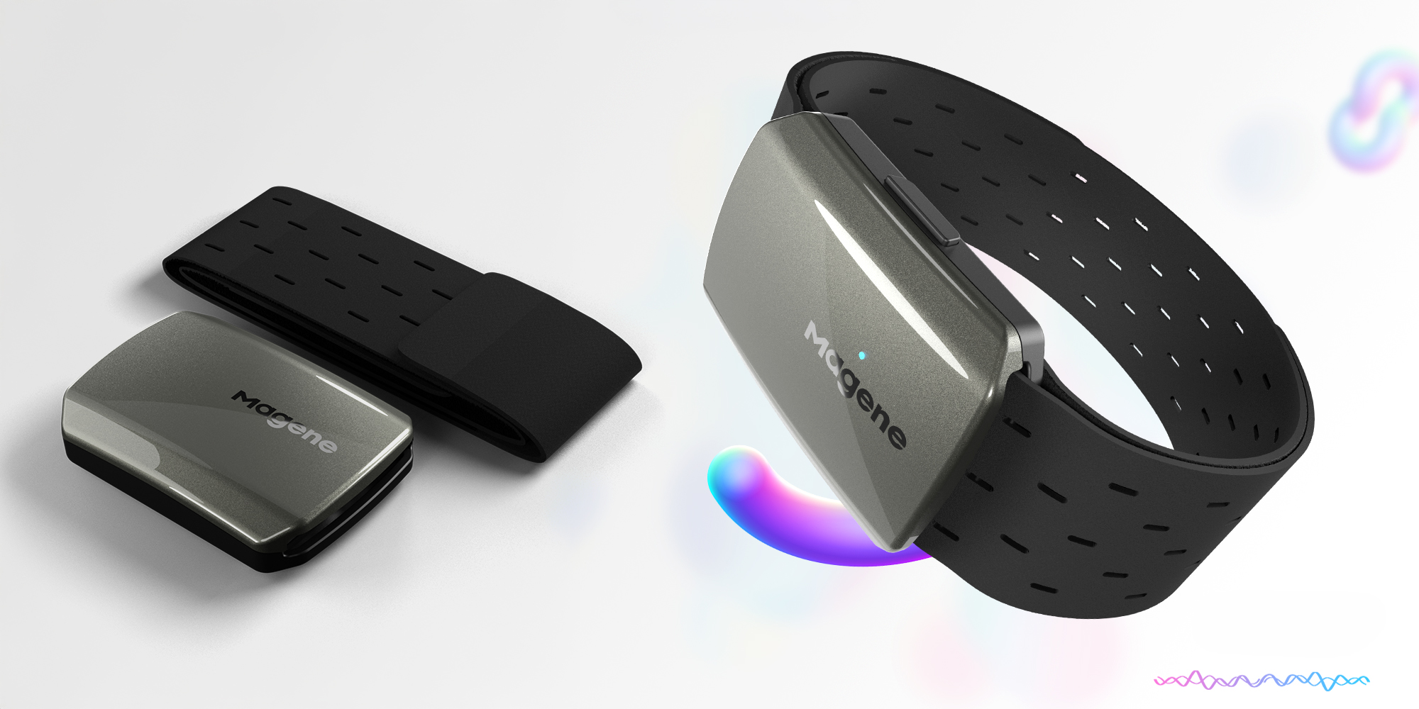 Opaska na rękę z czujnikiem tętna Magene H803