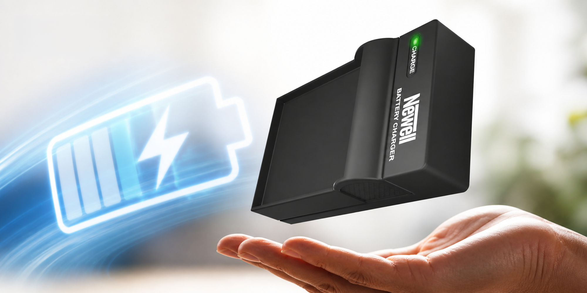 width=100% Ładowarka Newell DC-USB do akumulatorów CGA-S006E do Panasonic