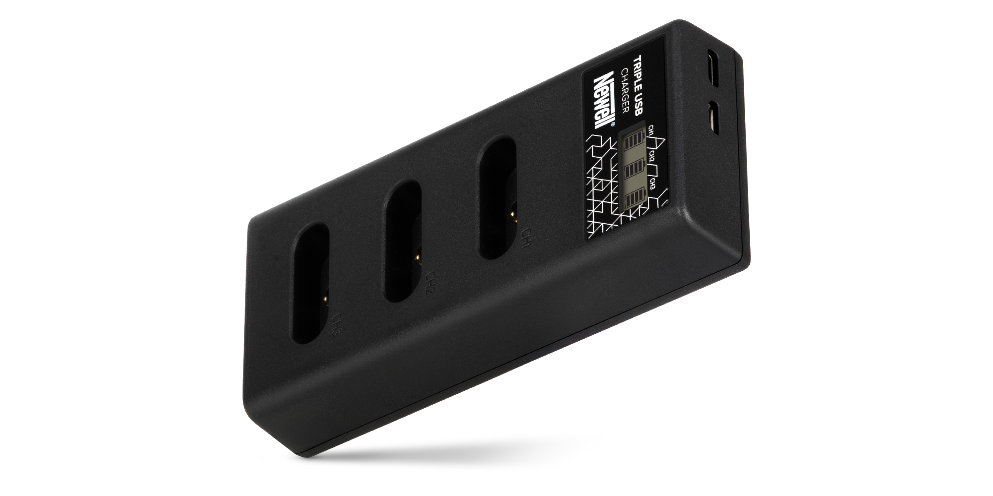 Ładowarka trzykanałowa Newell CD-USB-C do akumulatorów NP-BX1 do Sony