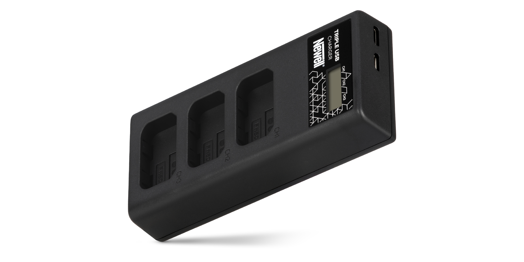 Ładowarka trzykanałowa Newell CD-USB-C do akumulatorów NP-FW50 do Sony