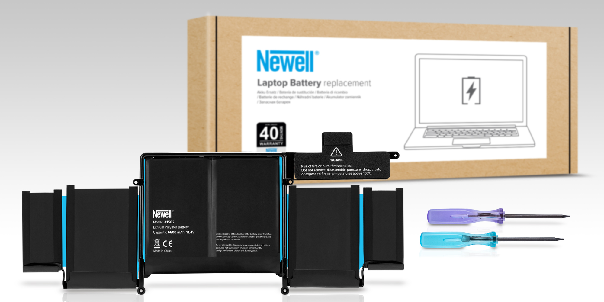 Akumulator Newell A1582 6500 mAh do Apple MacBook Pro 13