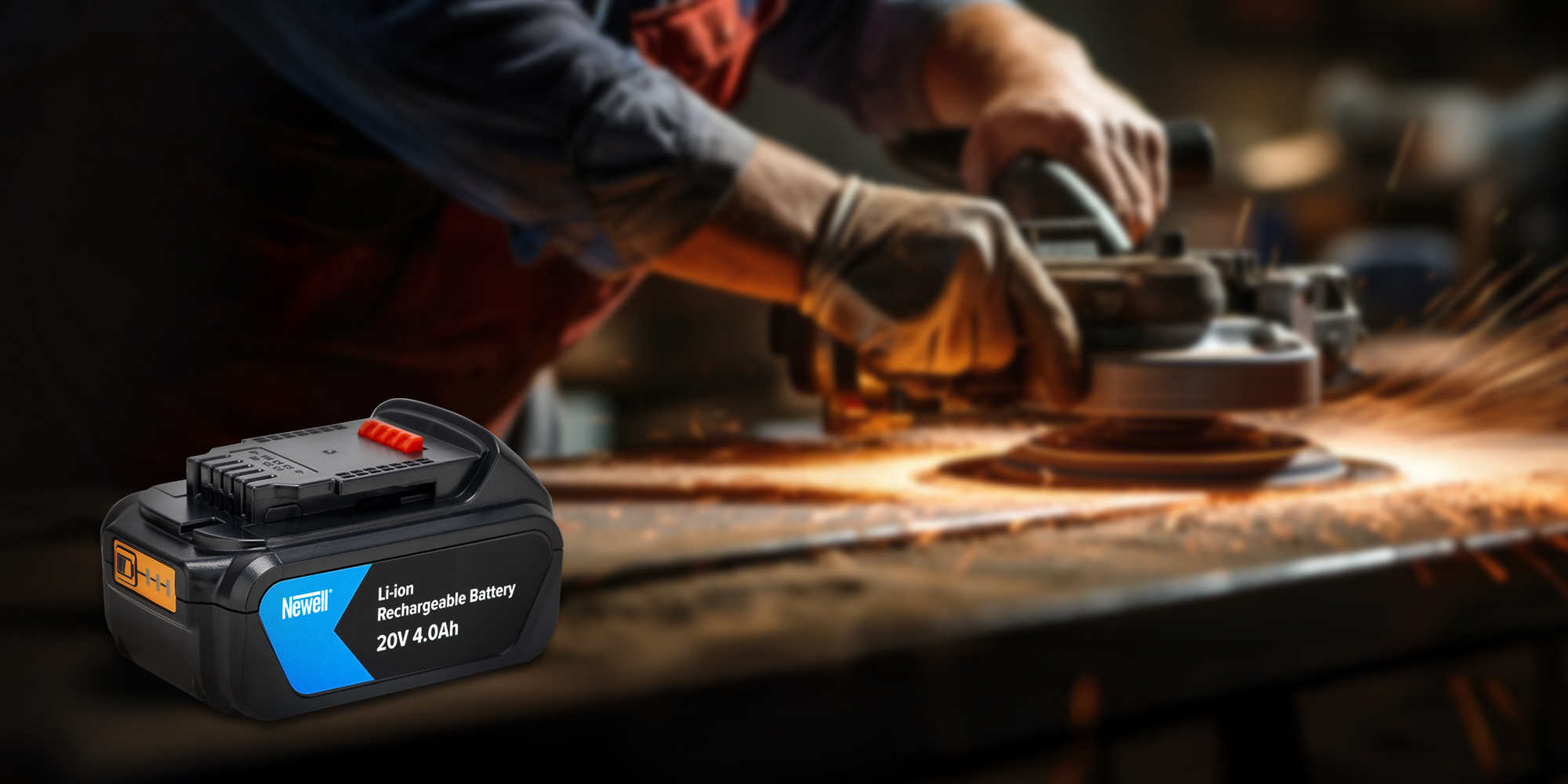 Akumulator Newell zamiennik DCB180 do Dewalt - 20 V / 4 Ah