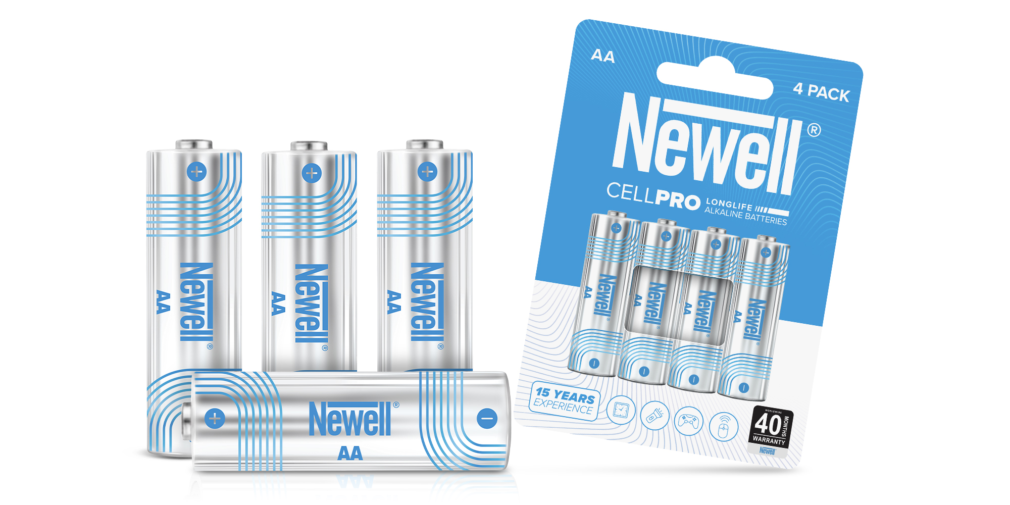 Bateria alkaliczna Newell CellPro AA 12x4 szt. blister