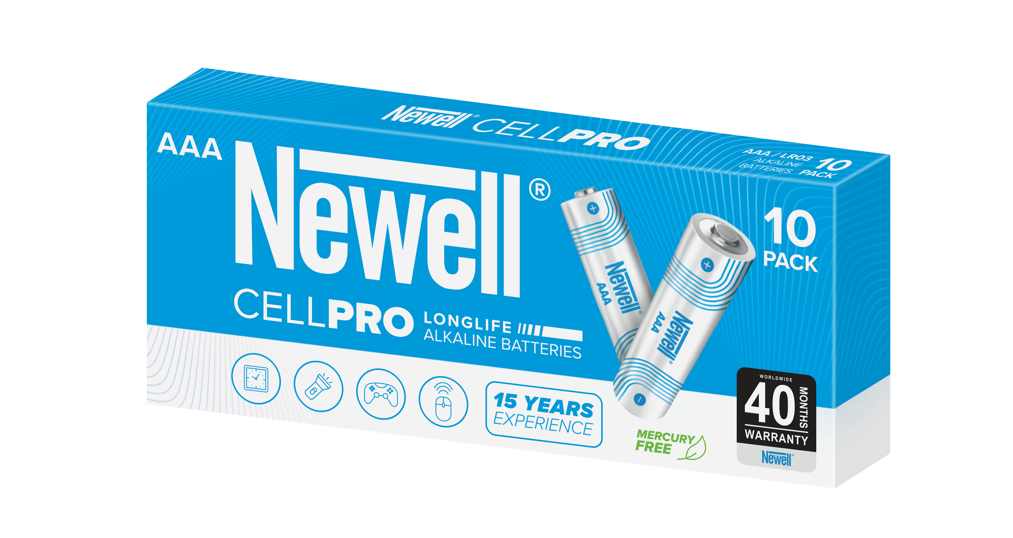 Bateria alkaliczna Newell CellPro AAA 10 szt. box