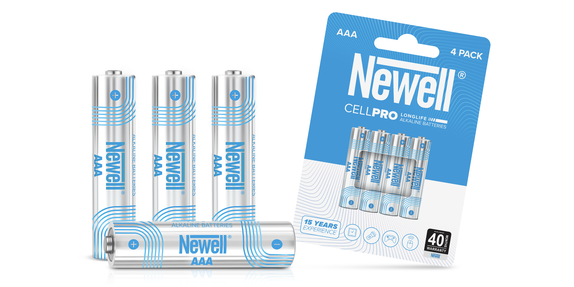 Bateria alkaliczna Newell CellPro AAA 12x4 szt. blister