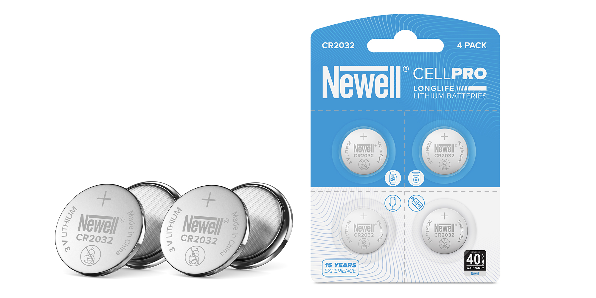 Bateria litowa Newell CellPro CR2032 4 szt. blister