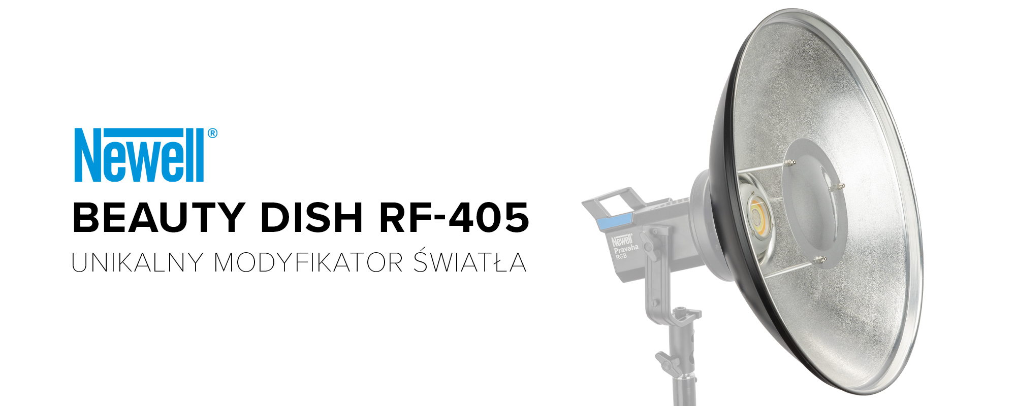 Beauty Dish Newell RF-405 - srebrny