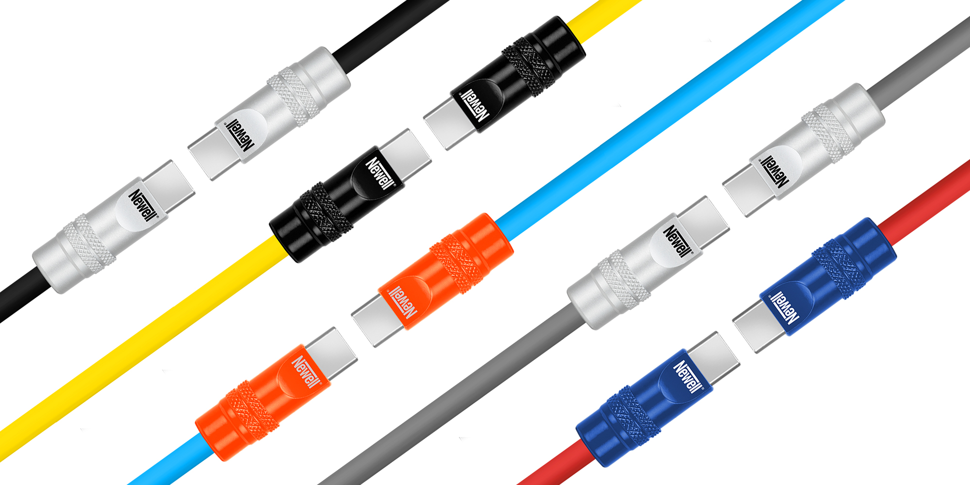 Kabel Newell USB-C - USB-C 100 W, 2 m, silikonowy, czarny