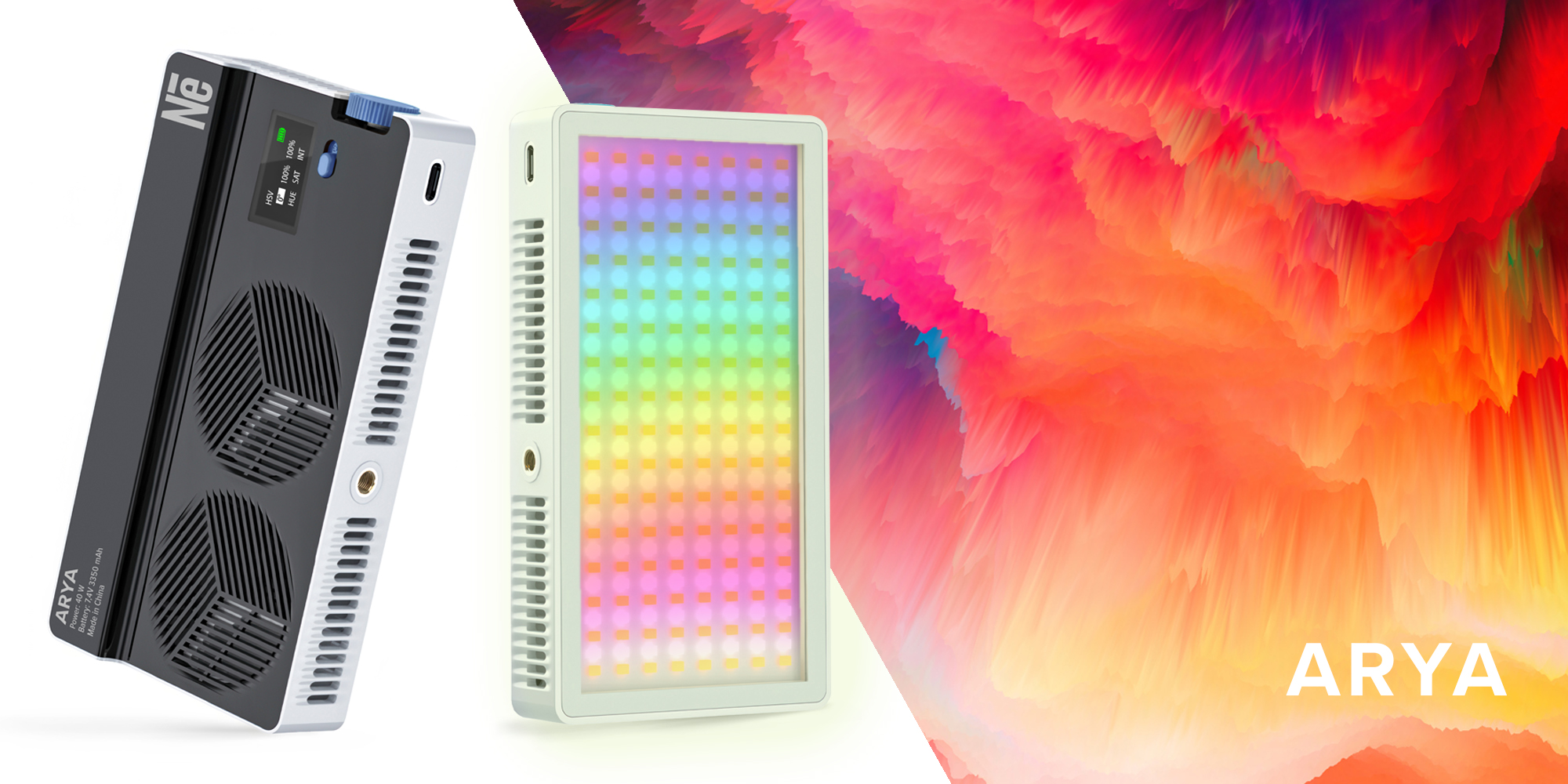 Lampa LED Newell Arya RGB 40 W