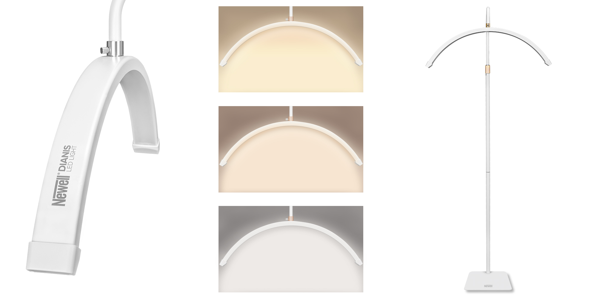 Lampa LED Newell Dianis - czarna