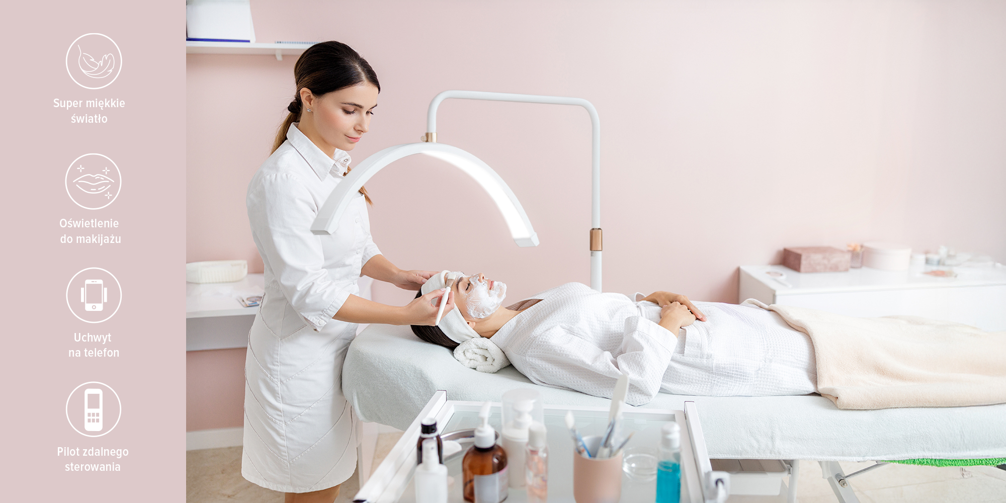 Lampa LED Newell Dianis - czarna