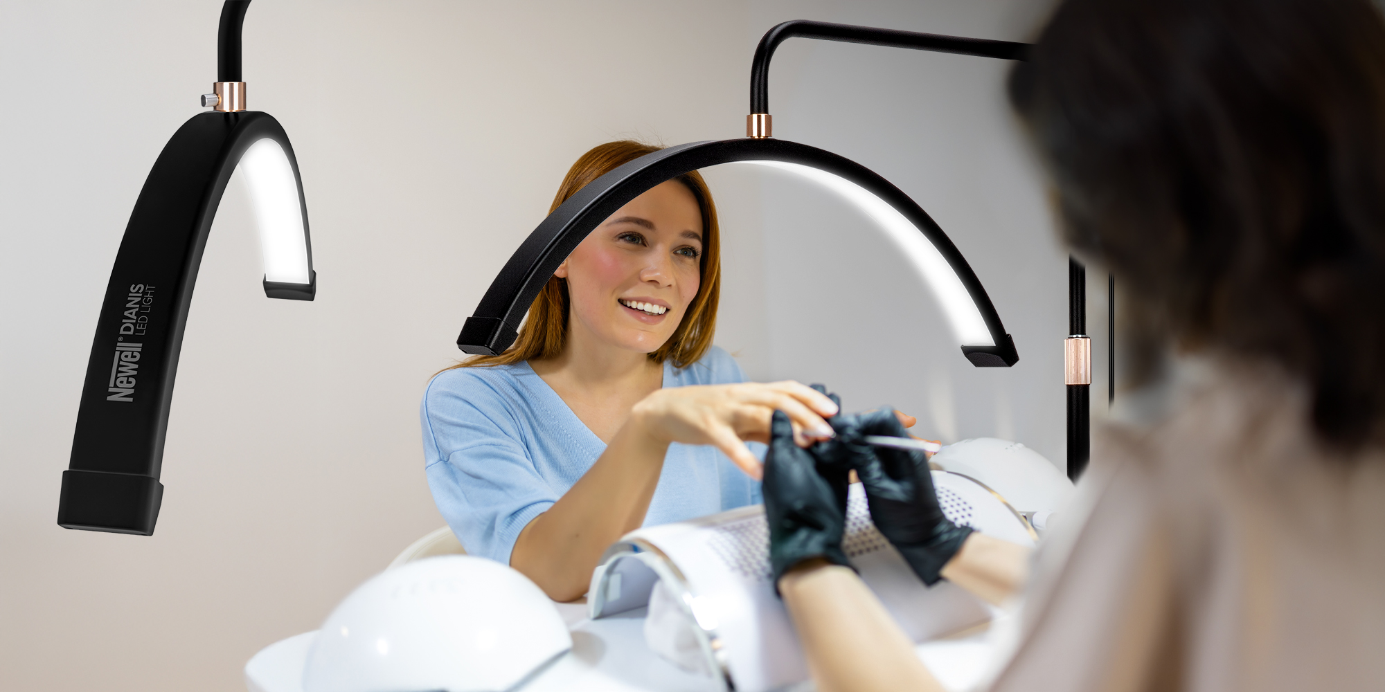 Lampa LED Newell Dianis - czarna